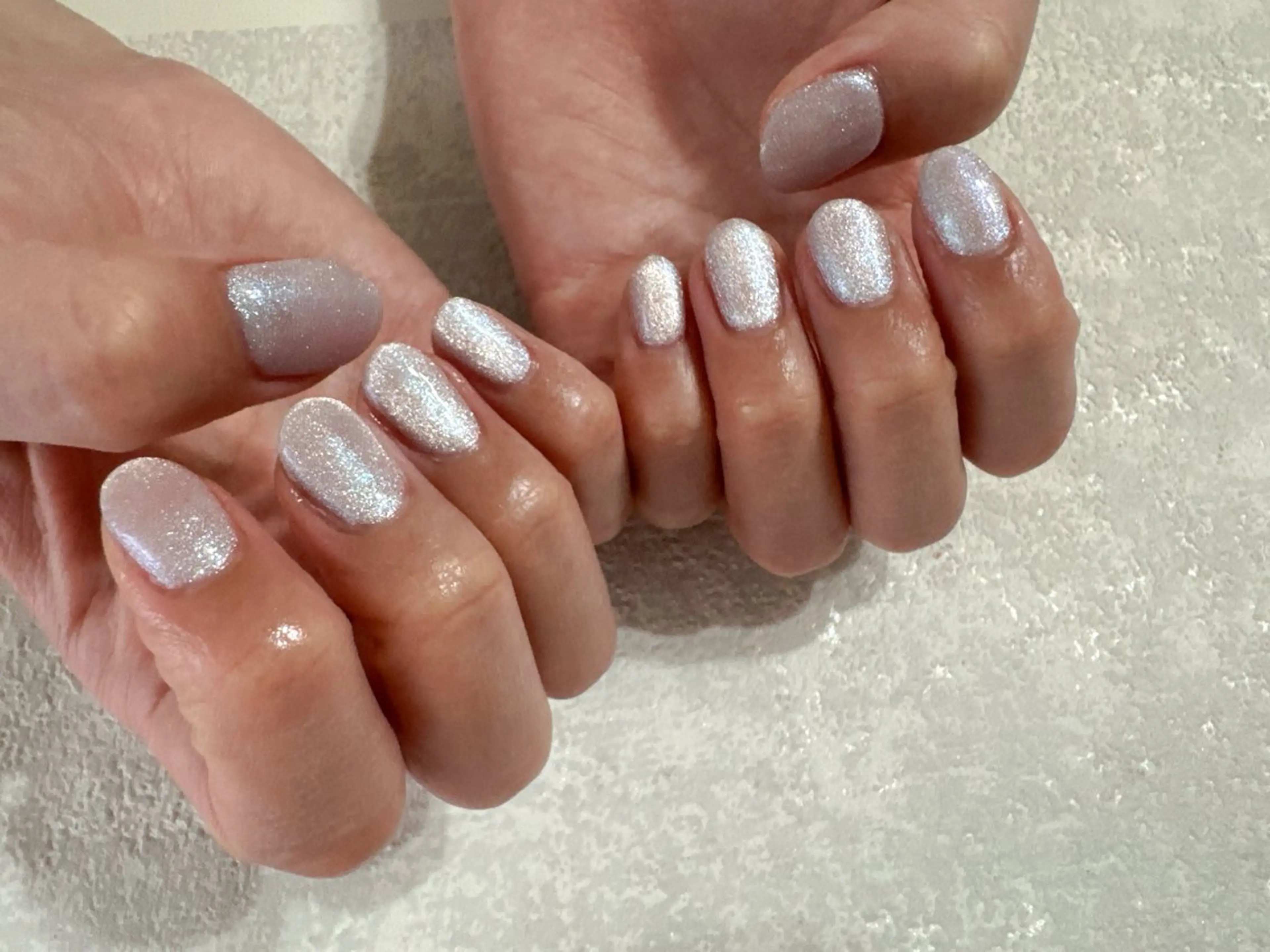 ネイル フットネイル ジェルネイル キラキラネイル マグネットネイル パラジェル kikinail 溝の口のネイルデザイン