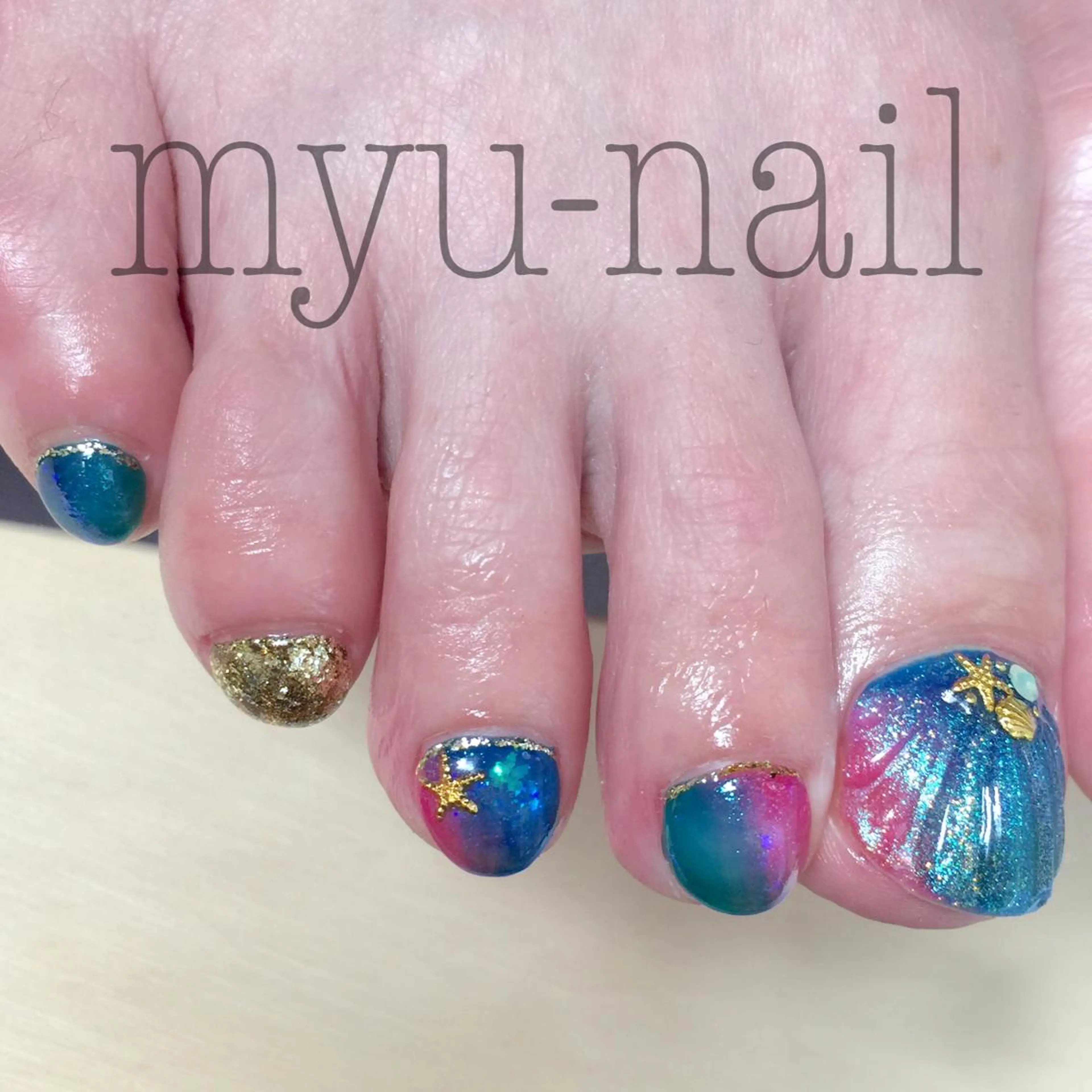 ネイル フットネイル ホームサロン myu-nailのネイルデザイン