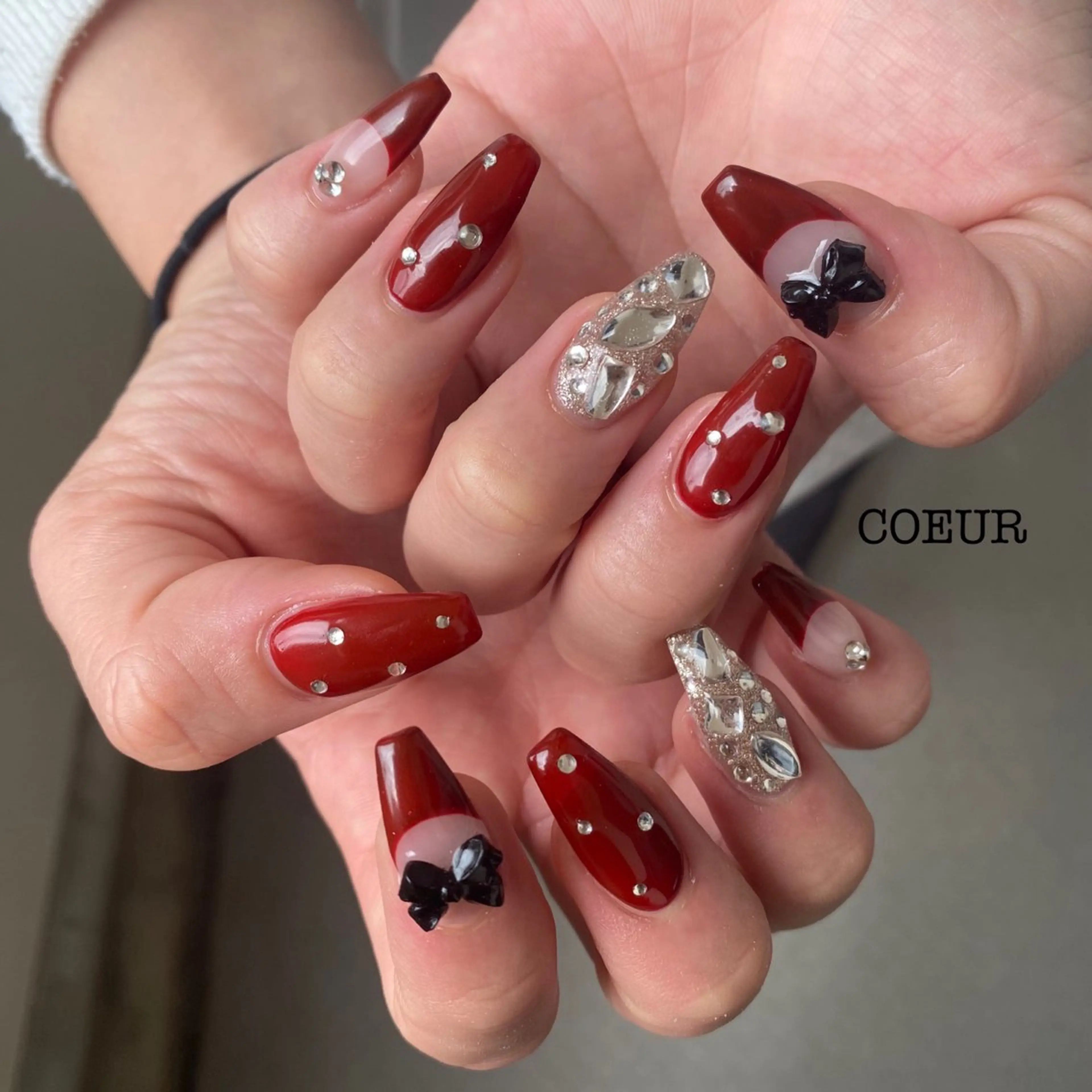 ネイル ハンドネイル COEUR✴︎ yukikaのネイルデザイン