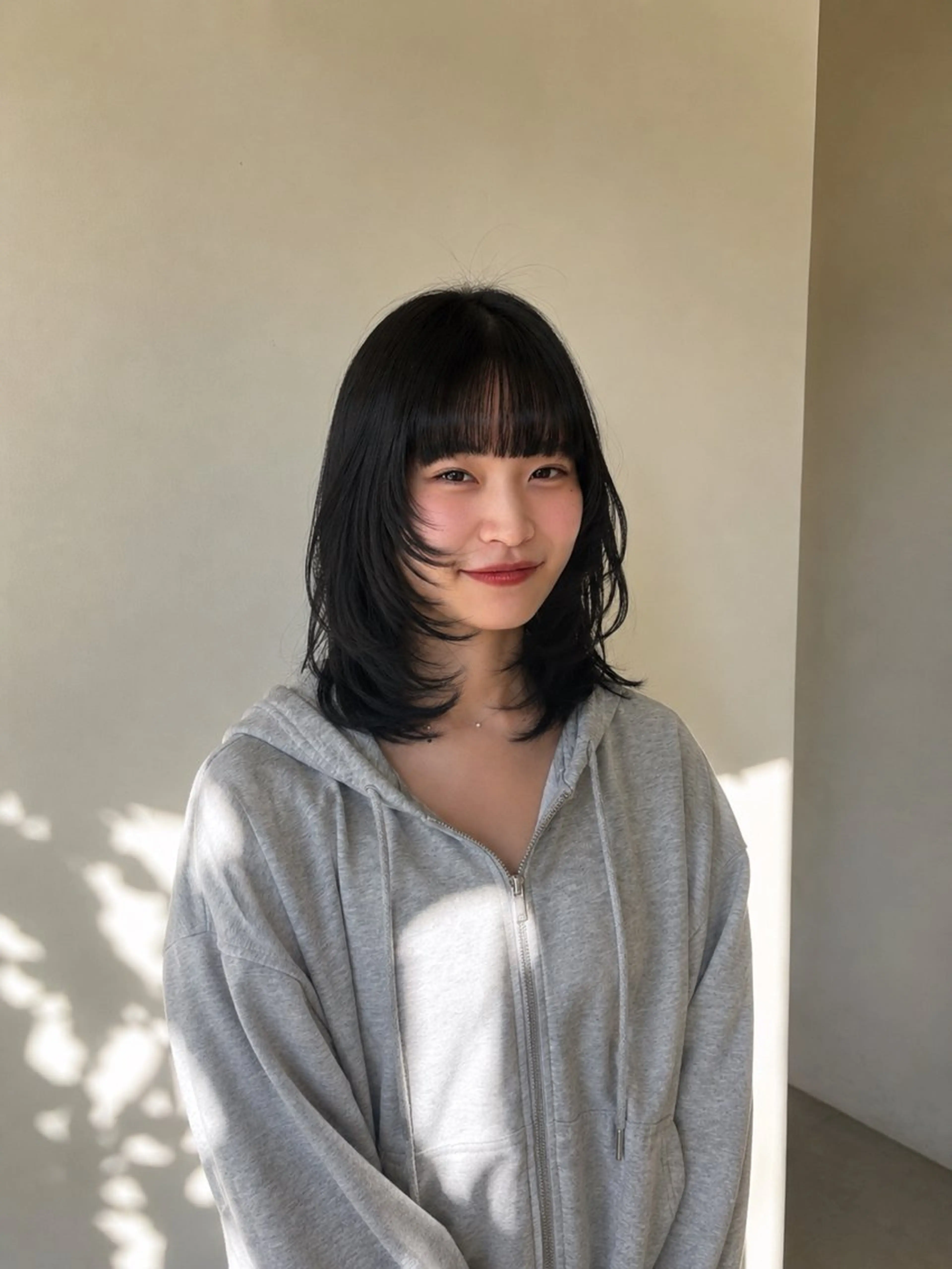 セミロング カット ヘアカラー トリートメント rink / 髪質改善✖️レイヤーのヘアスタイル