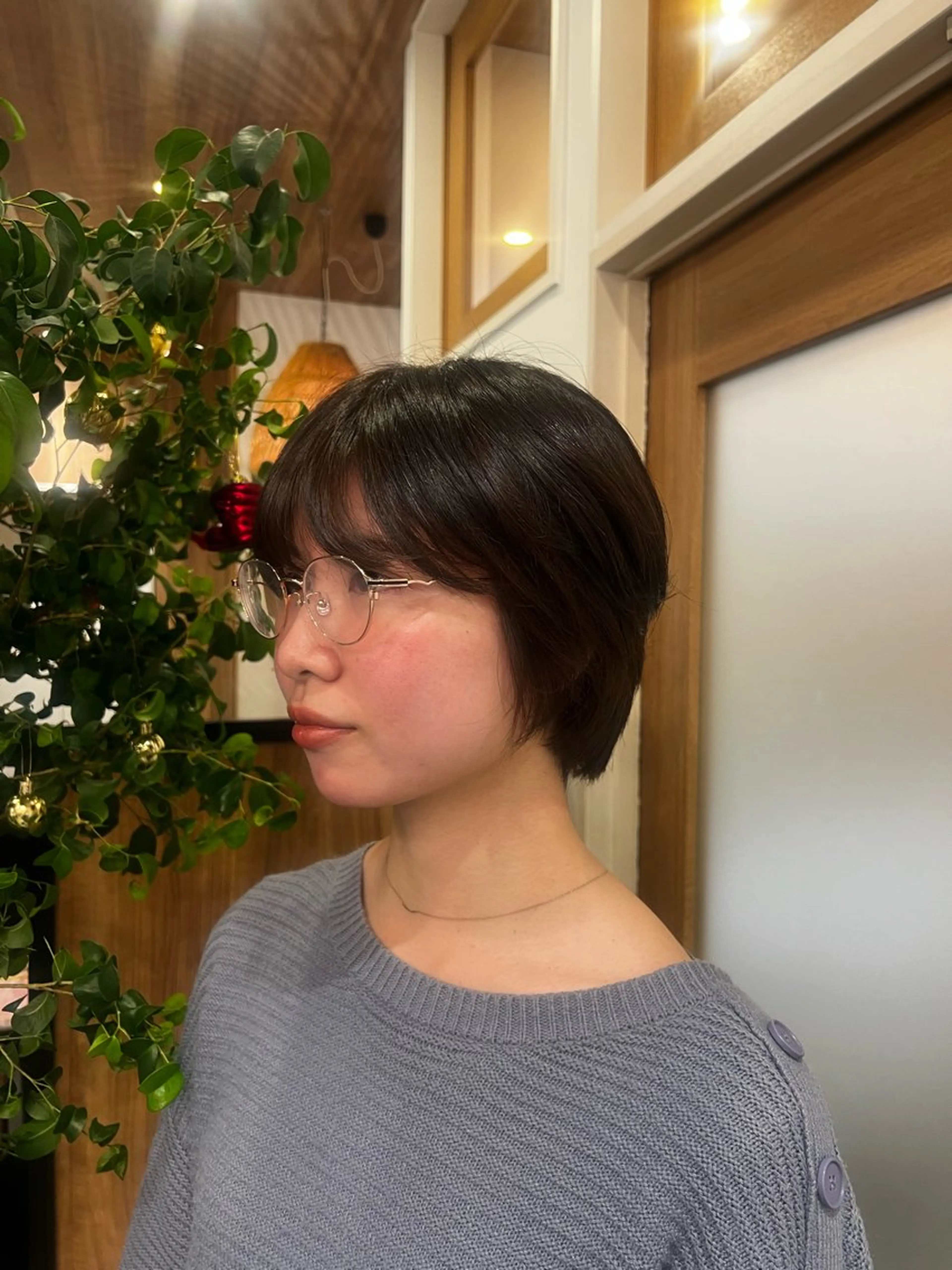 ミディアム カラー ヘアカラー コバヤシ ユメのヘアスタイル