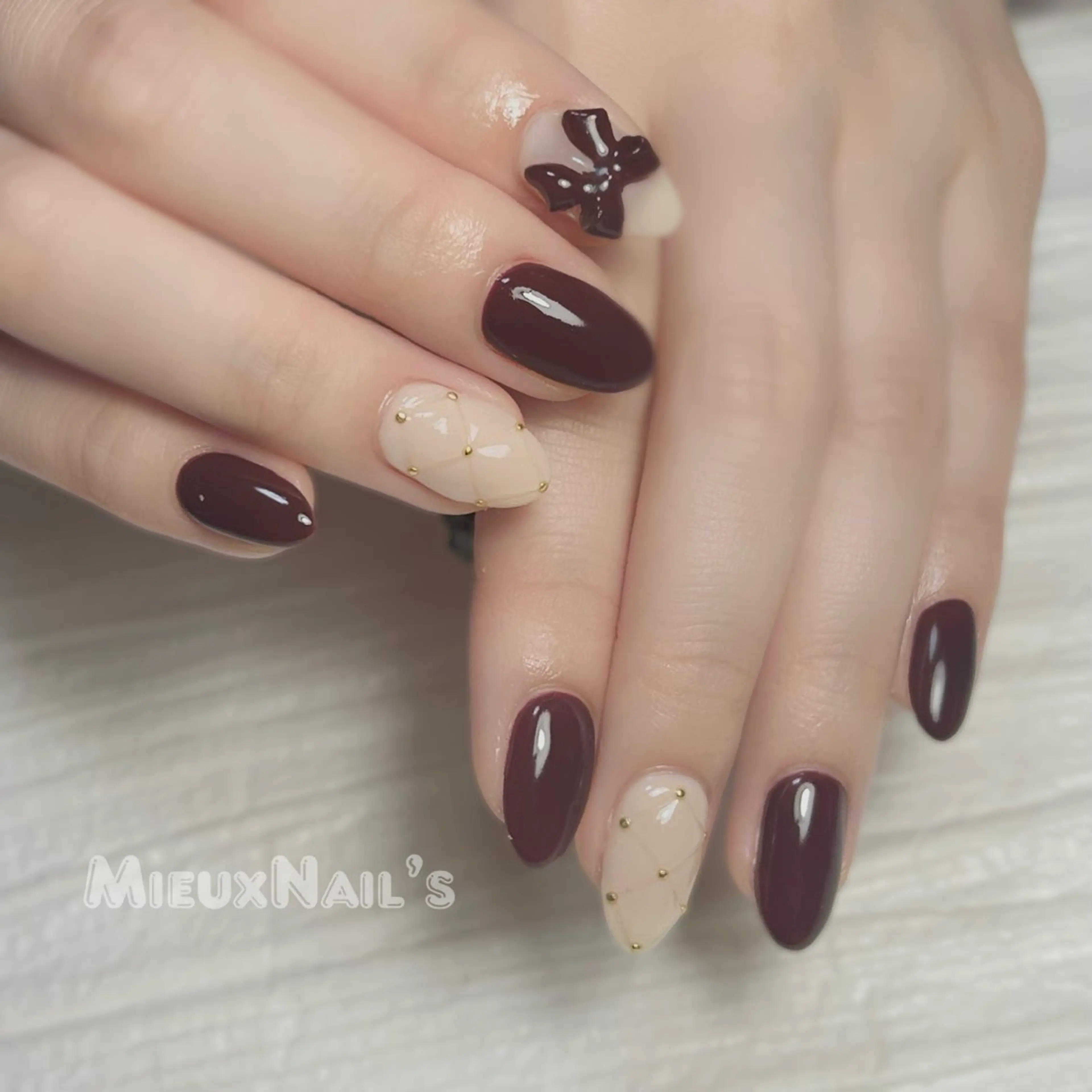 ネイル Miyu❤️‍🔥 Mieuxnailsのネイルデザイン