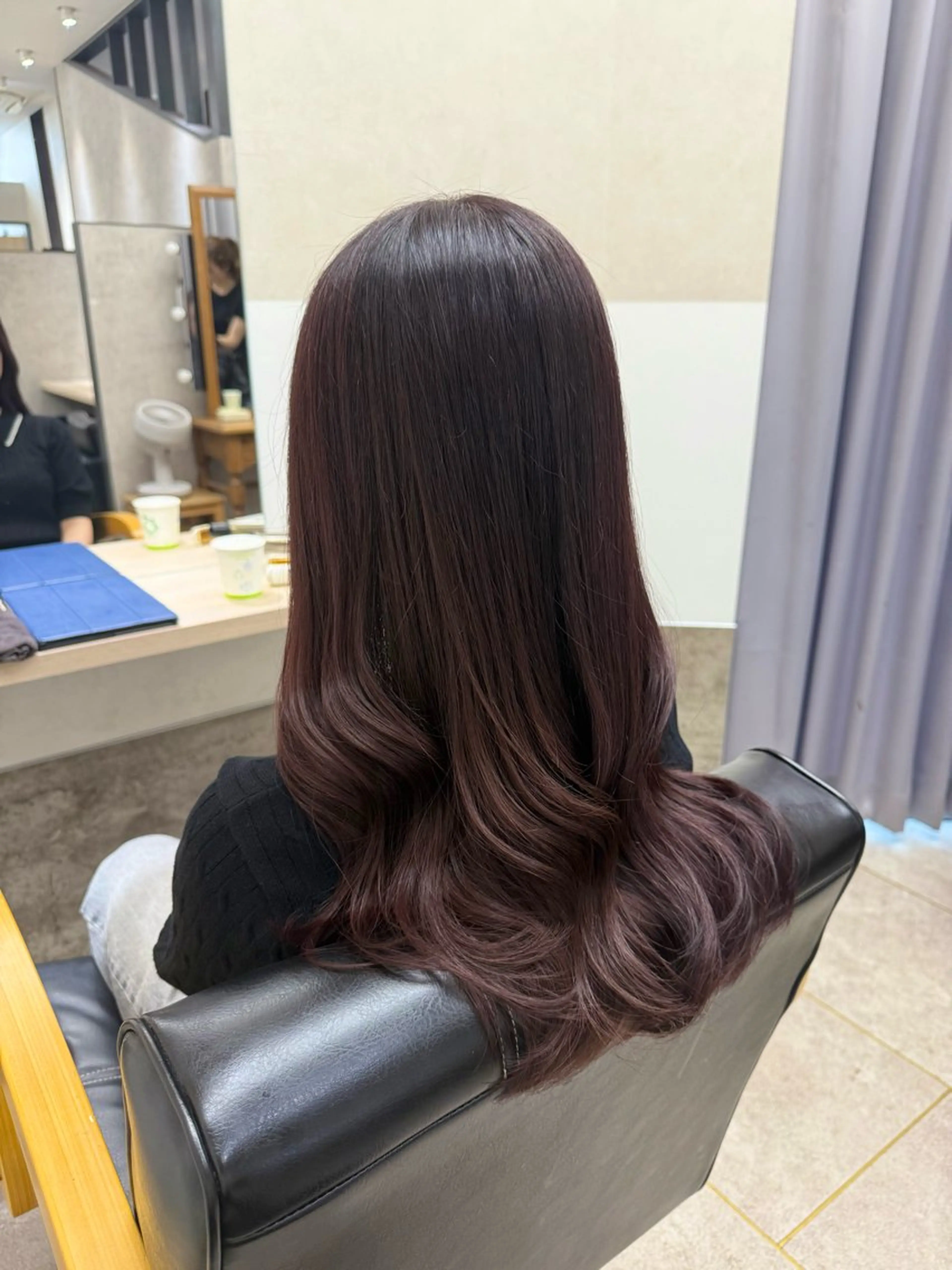 セミロング カット ヘアカラー トリートメント GiseL 博多 ほのかのヘアスタイル