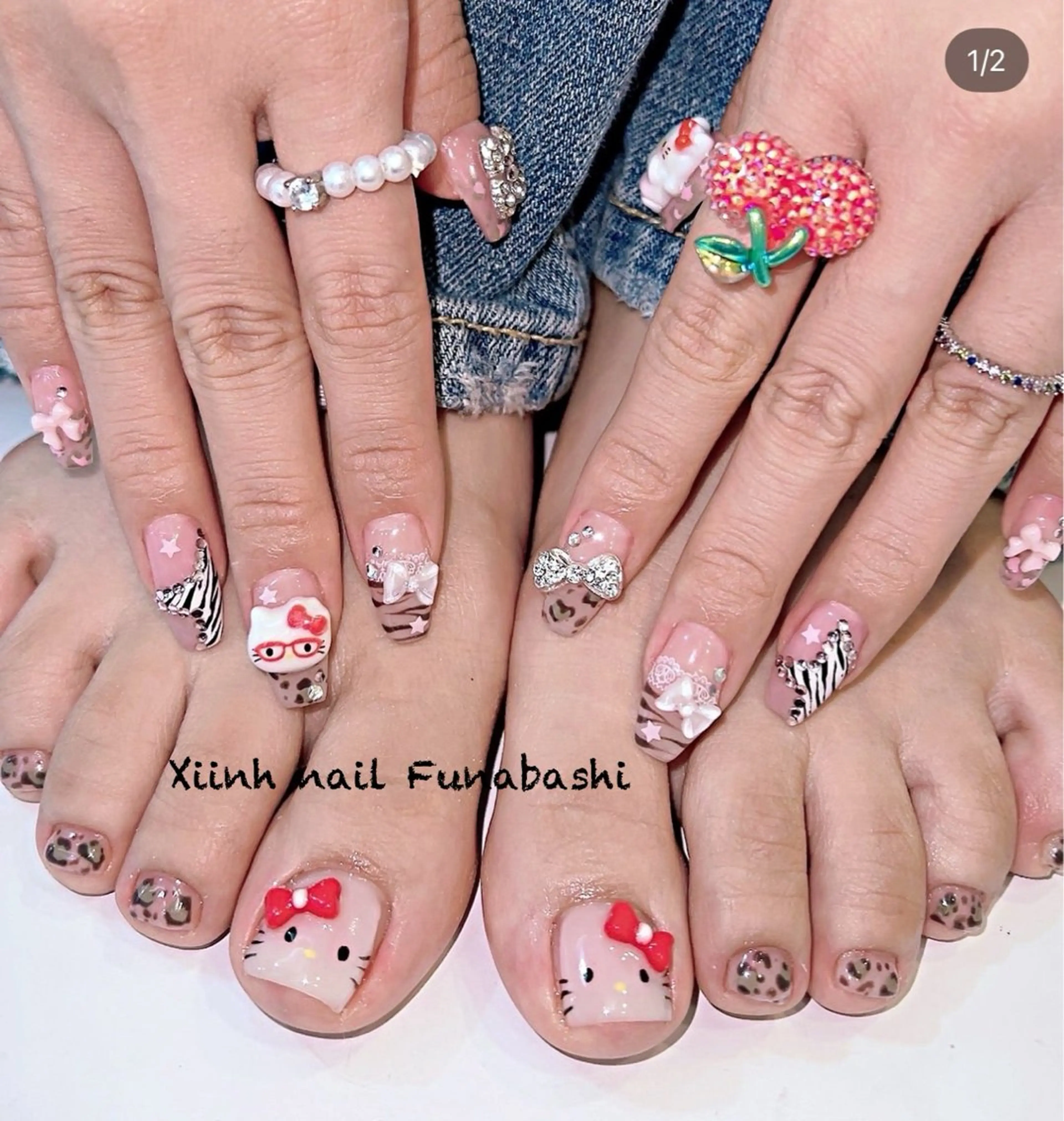 ネイル フットネイル XIINH NAIL SALONのネイルデザイン