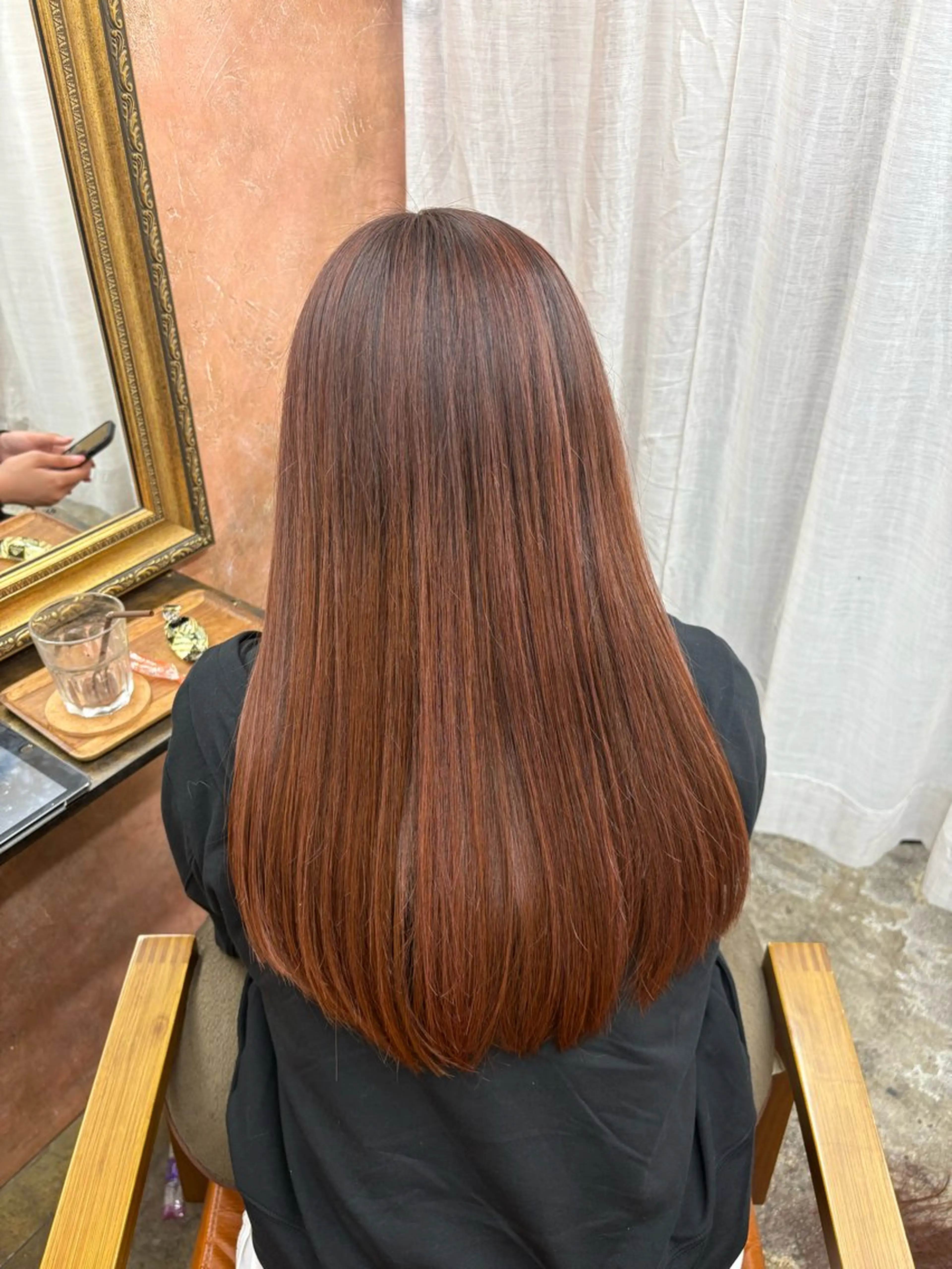 ロング ヘアカラー トリートメント Retsu /UniQのヘアスタイル