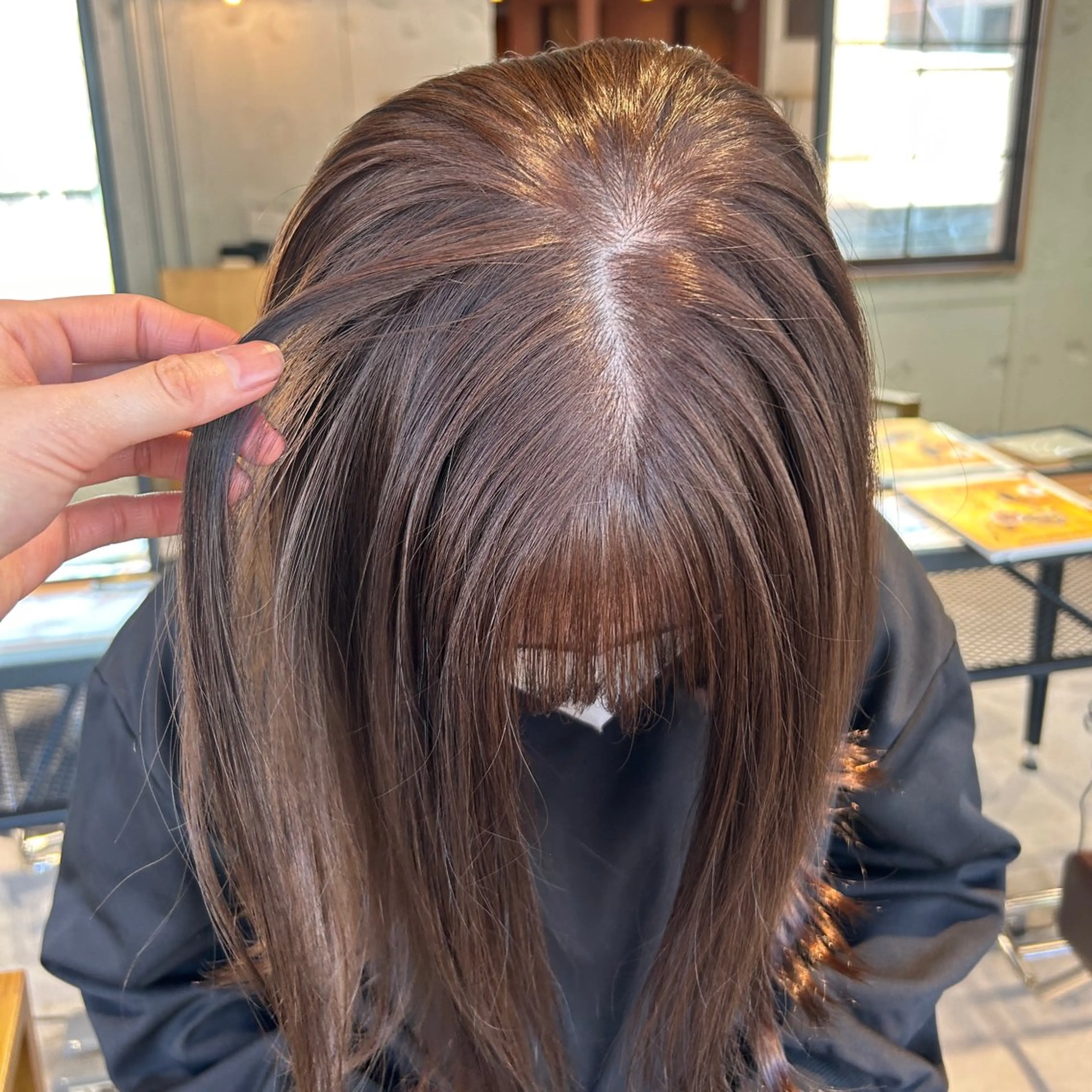 カラー 透明感カラー カットモデル募集中 🪐✩ 大久保 那奈のヘアスタイル