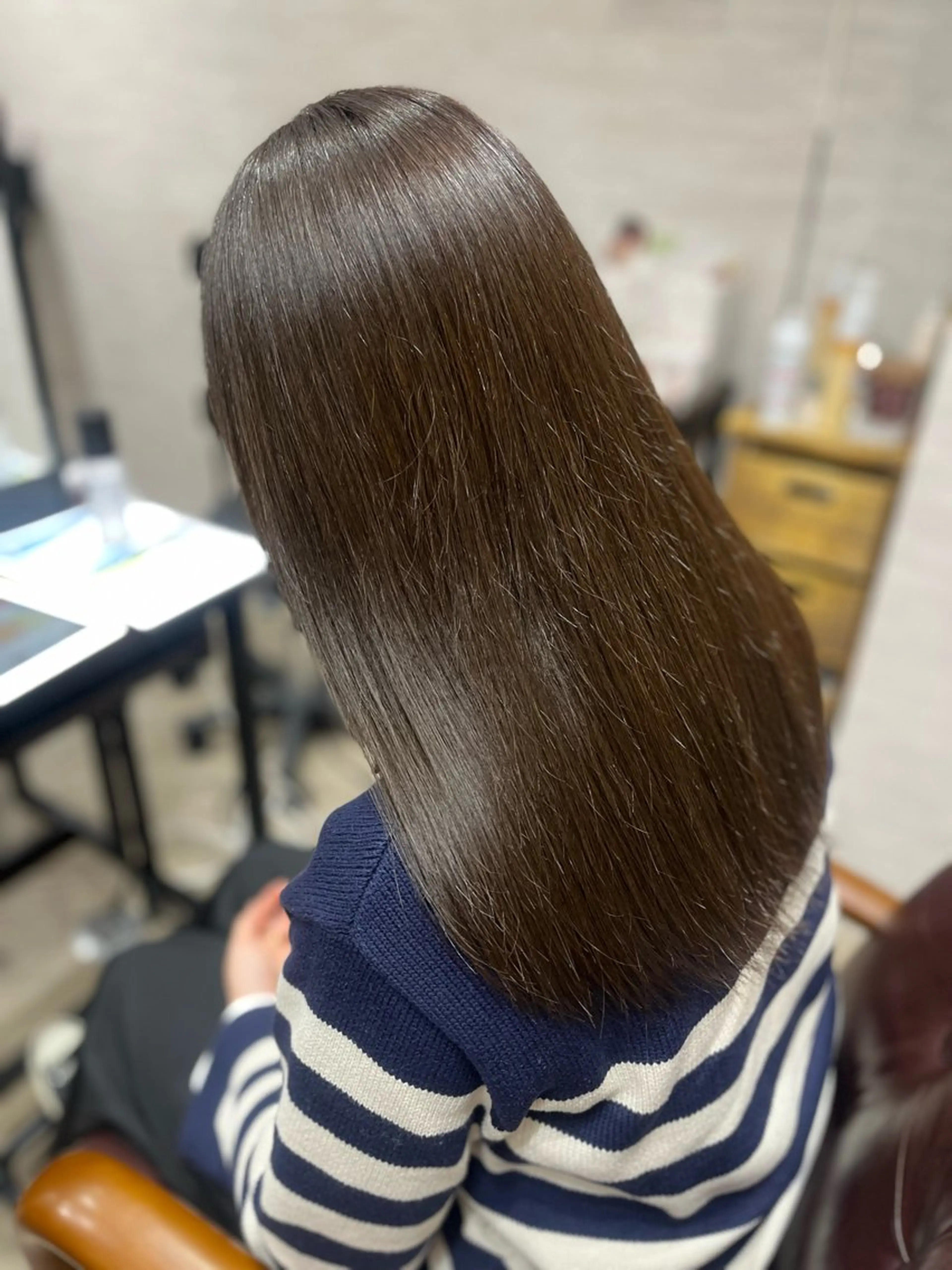 ロング カラー ブラウンカラー カット ヘアカラー トリートメント 🫧ぷる艶カラー🫧 Yuubi🦩のヘアスタイル