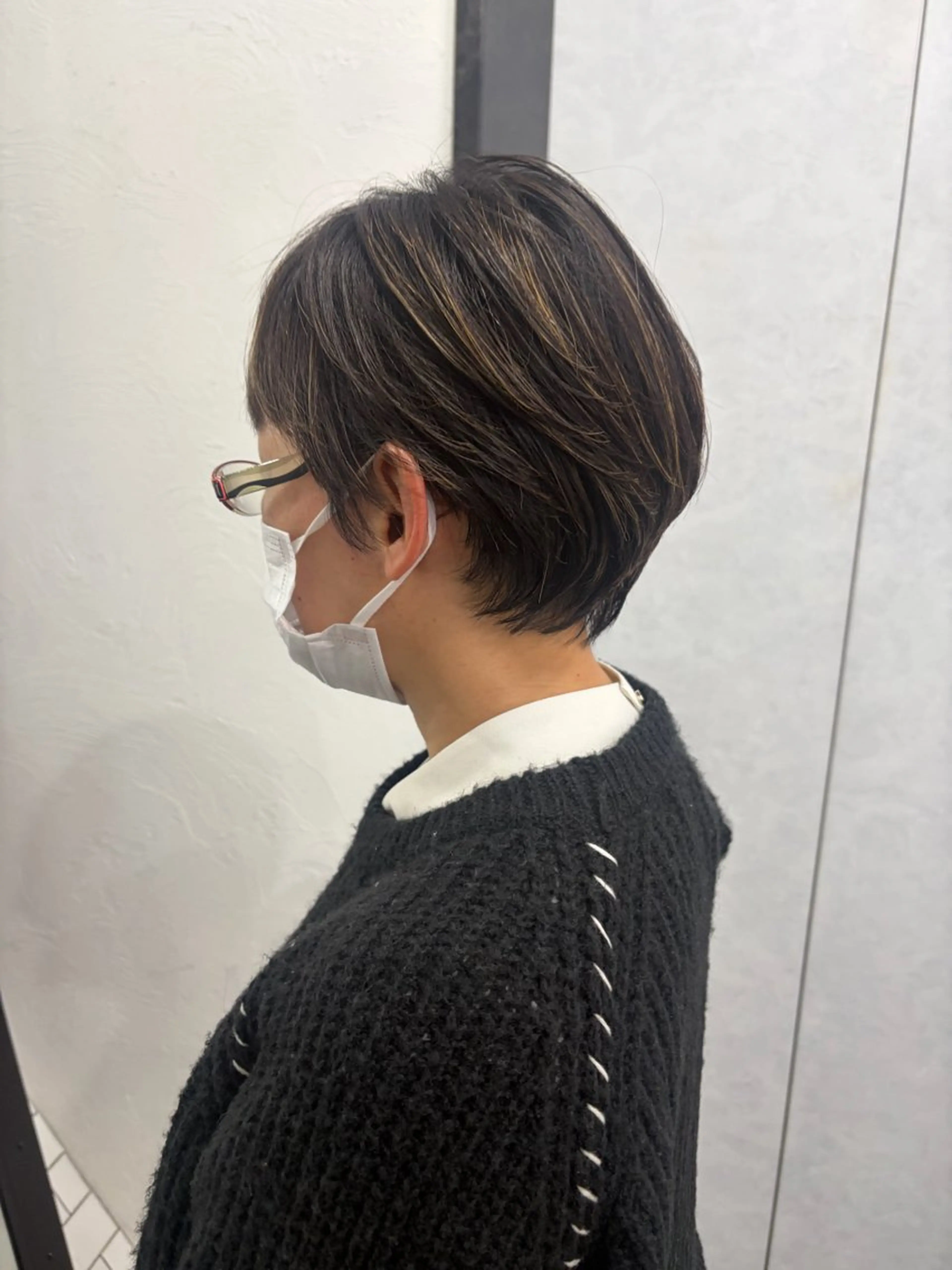 ショート カラー カット ヘアカラー トリートメント 妙見 知洋のヘアスタイル