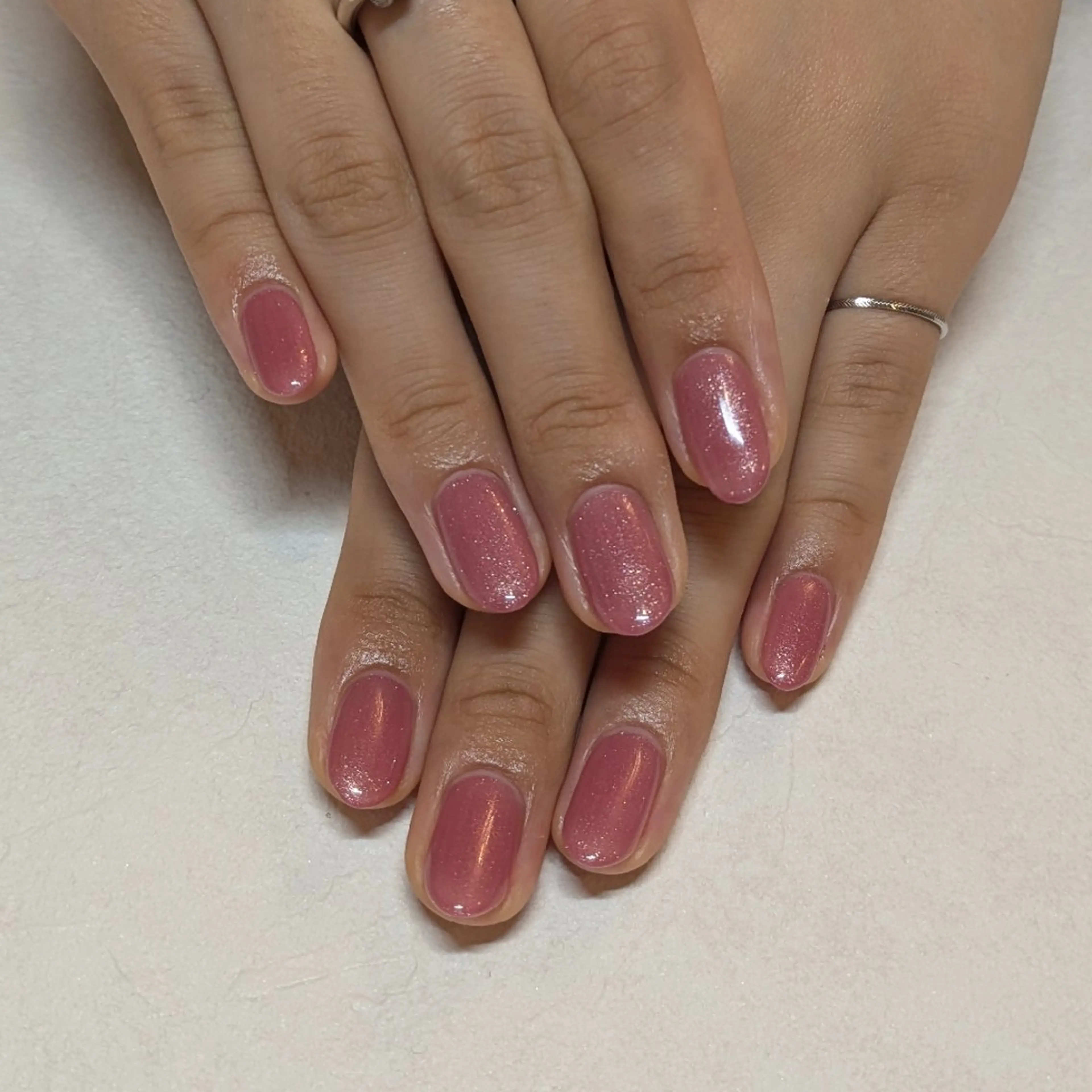 ネイル ワンカラーネイル ジェヌインネイル 河内のネイルデザイン