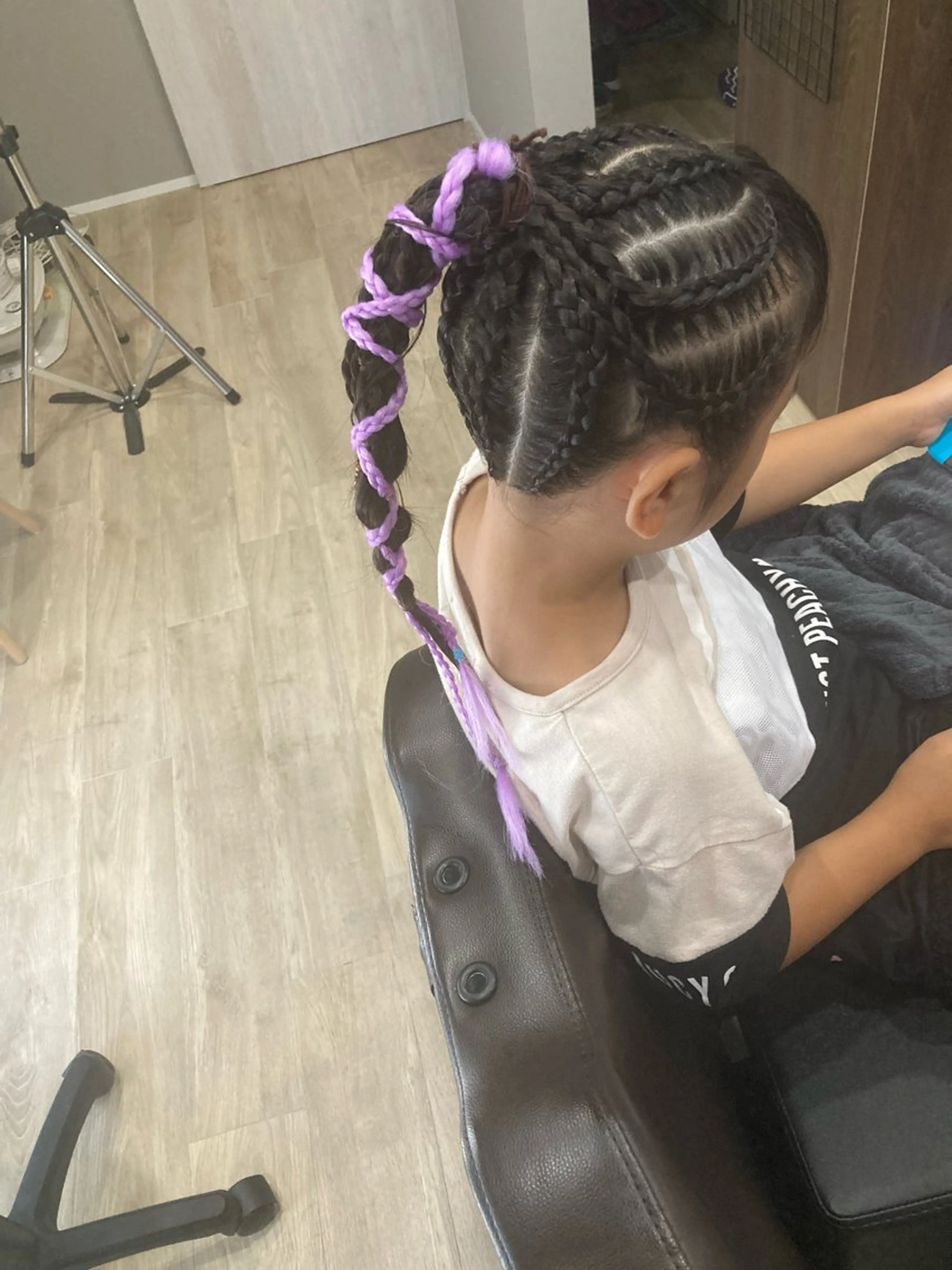 ヘアアレンジ キッズ エクステ Hair room Leaのヘアスタイル