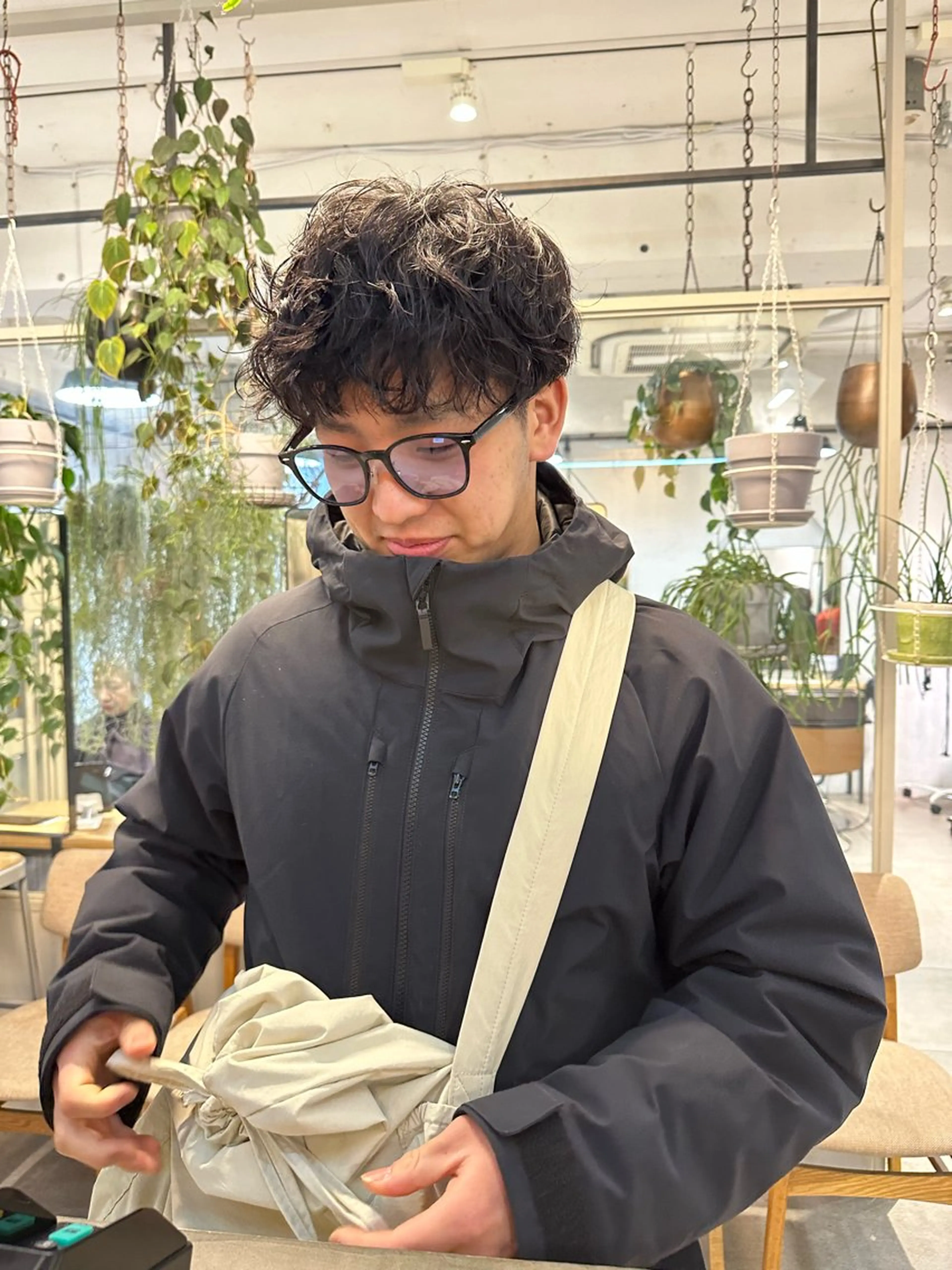 パーマ メンズ メンズパーマ スパイラルパーマ カット パーマ REINA☁️透明感 カラー/ぷつっと♡のヘアスタイル