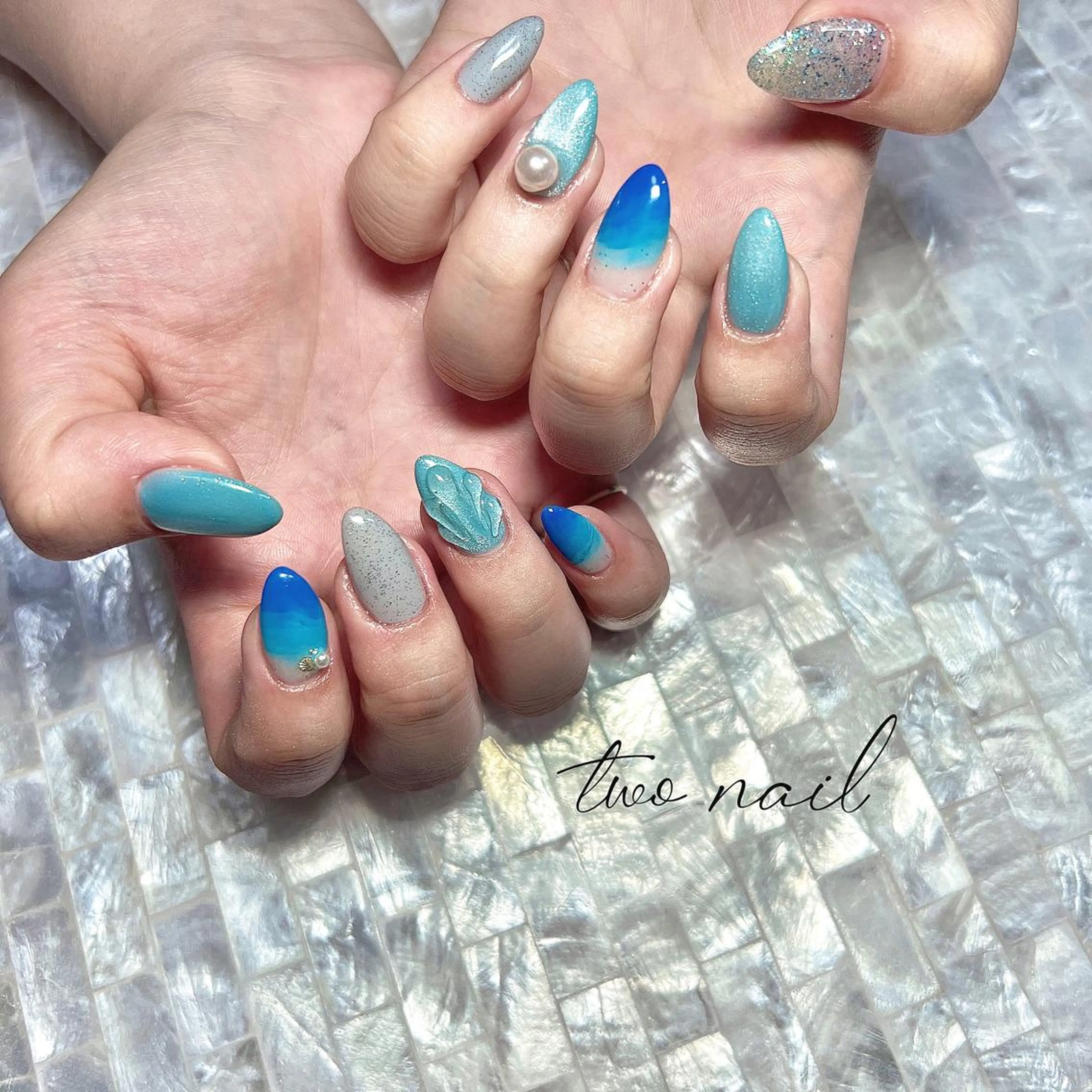 ネイル アートネイル フットネイル ハート ニュアンスネイル オフィスネイル ハンドネイル two nailのネイルデザイン