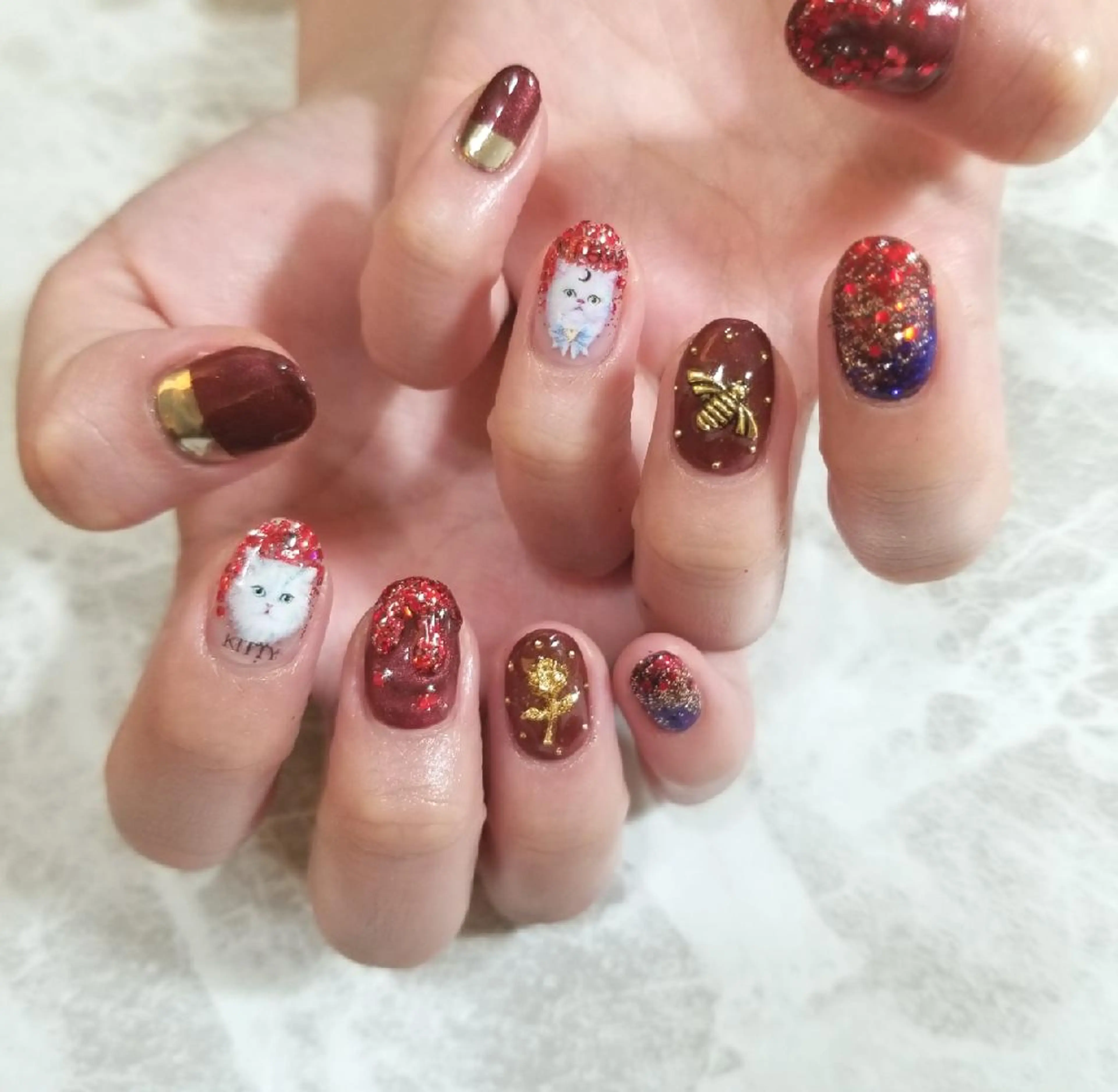 ネイル ハンドネイル nijiiro🌈 サトウのネイルデザイン