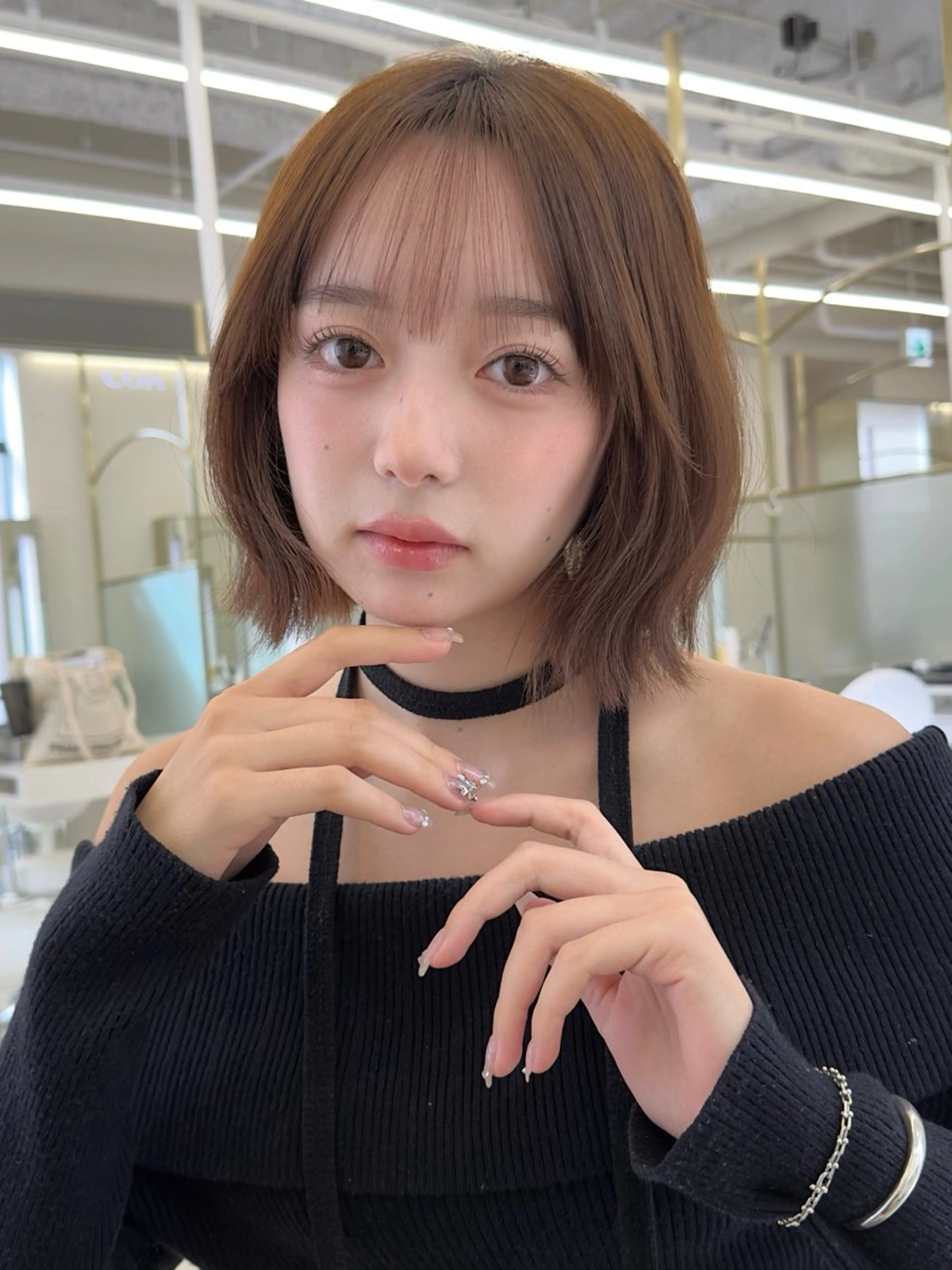 ショート ボブ くびれヘア yume. COA GINZAのヘアスタイル