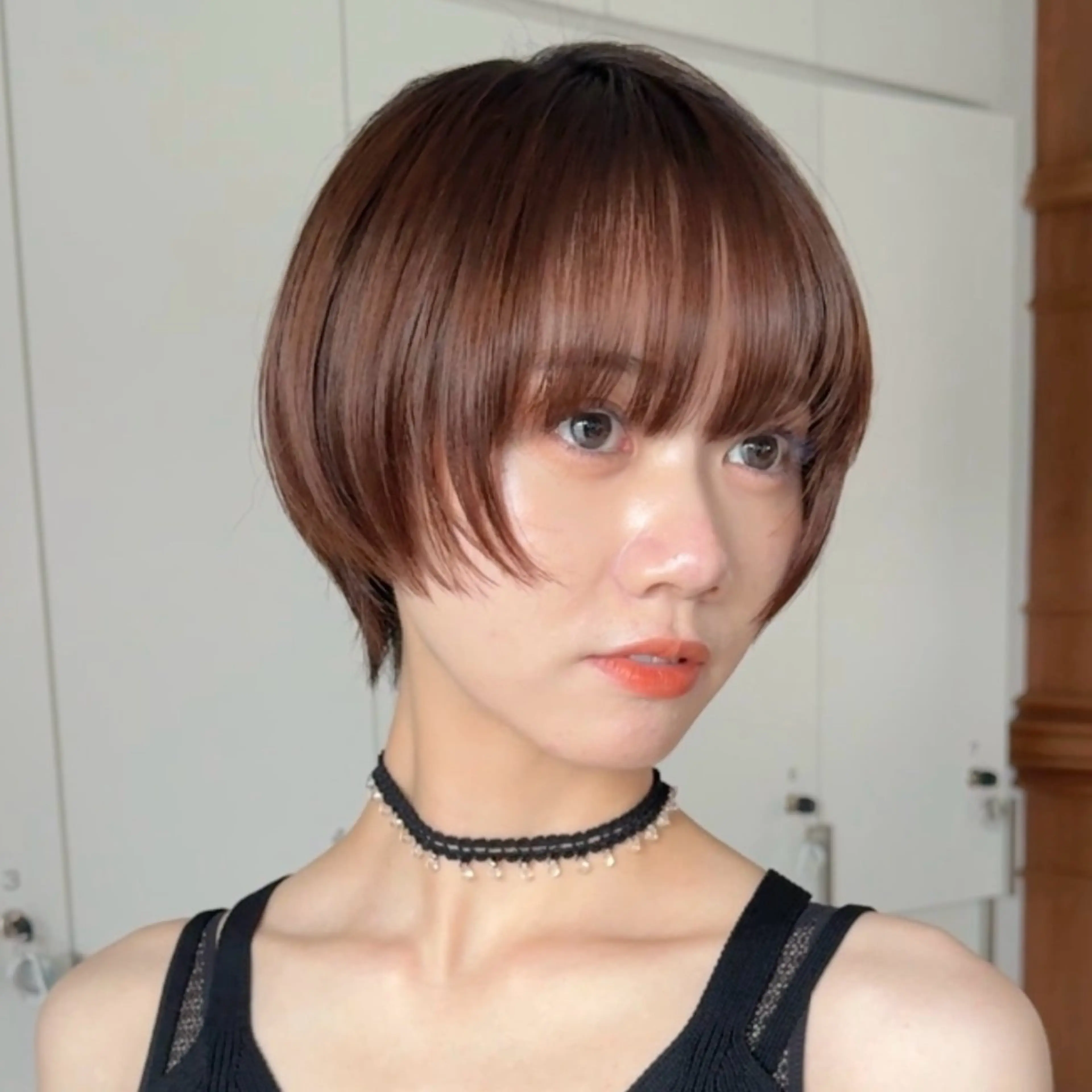 【🌷ご新規様限定🌷】似合わせカット➕つやカラー➕トリートメント✨ショートヘア/ボブ/マッシュ/丸み/ハンサムの写真