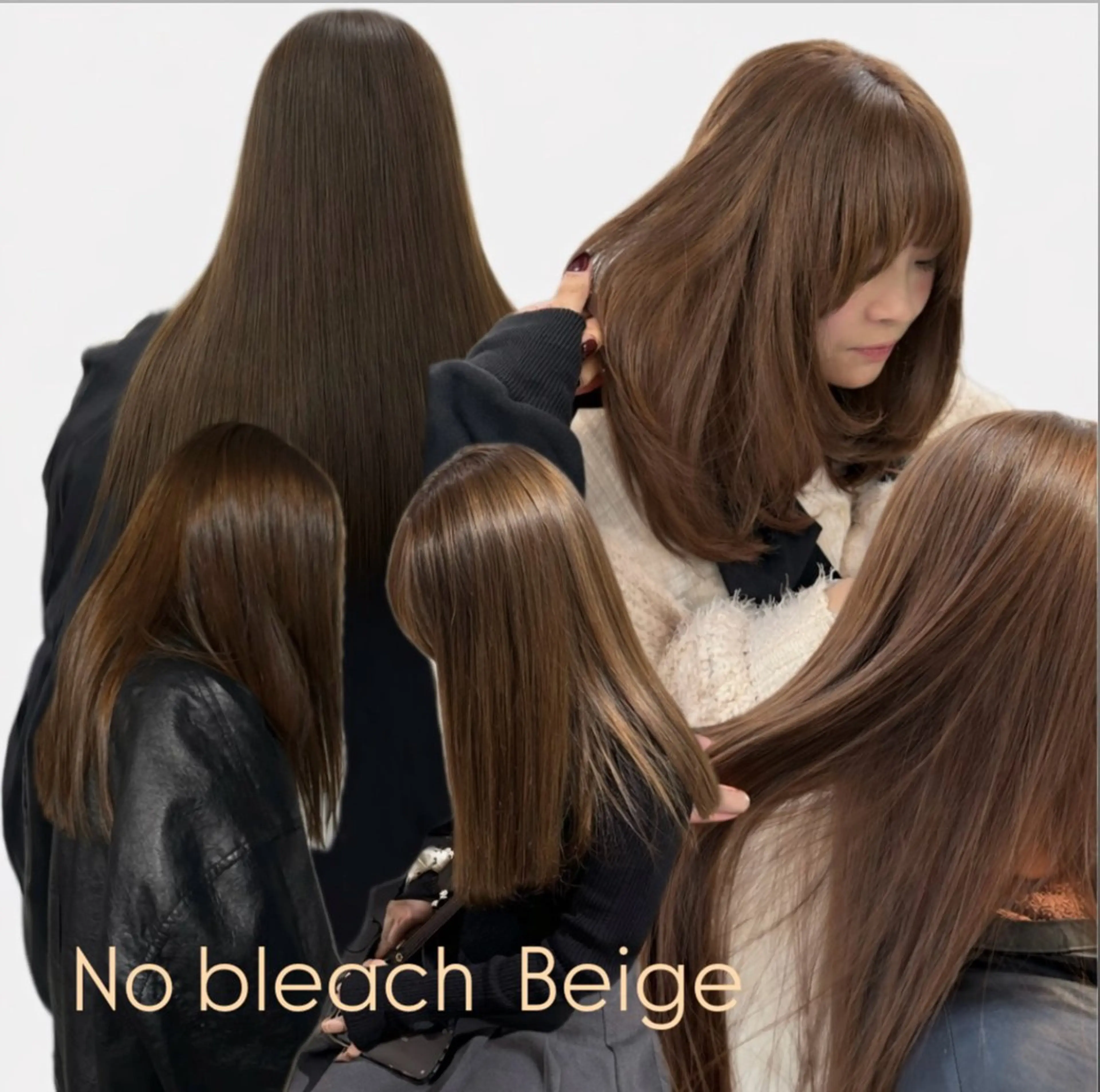 ロング カラー ブリーチ 透明感カラー ブリーチなしカラー 似合わせカット 韓国・透明感カラー ／堀江／みずき🐩のヘアスタイル