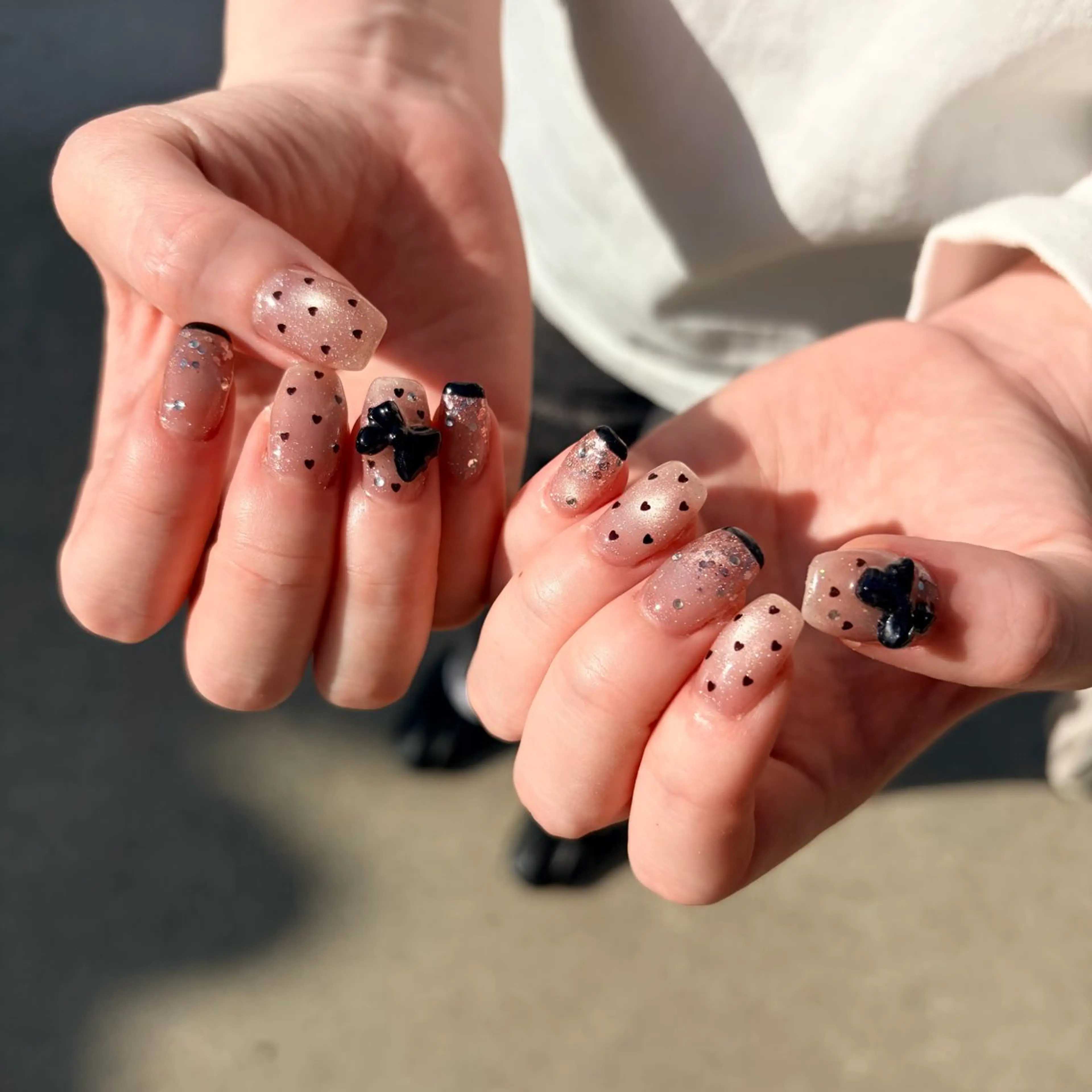 ネイル マグネットネイル ハンドネイル Sea  nail by emaのネイルデザイン