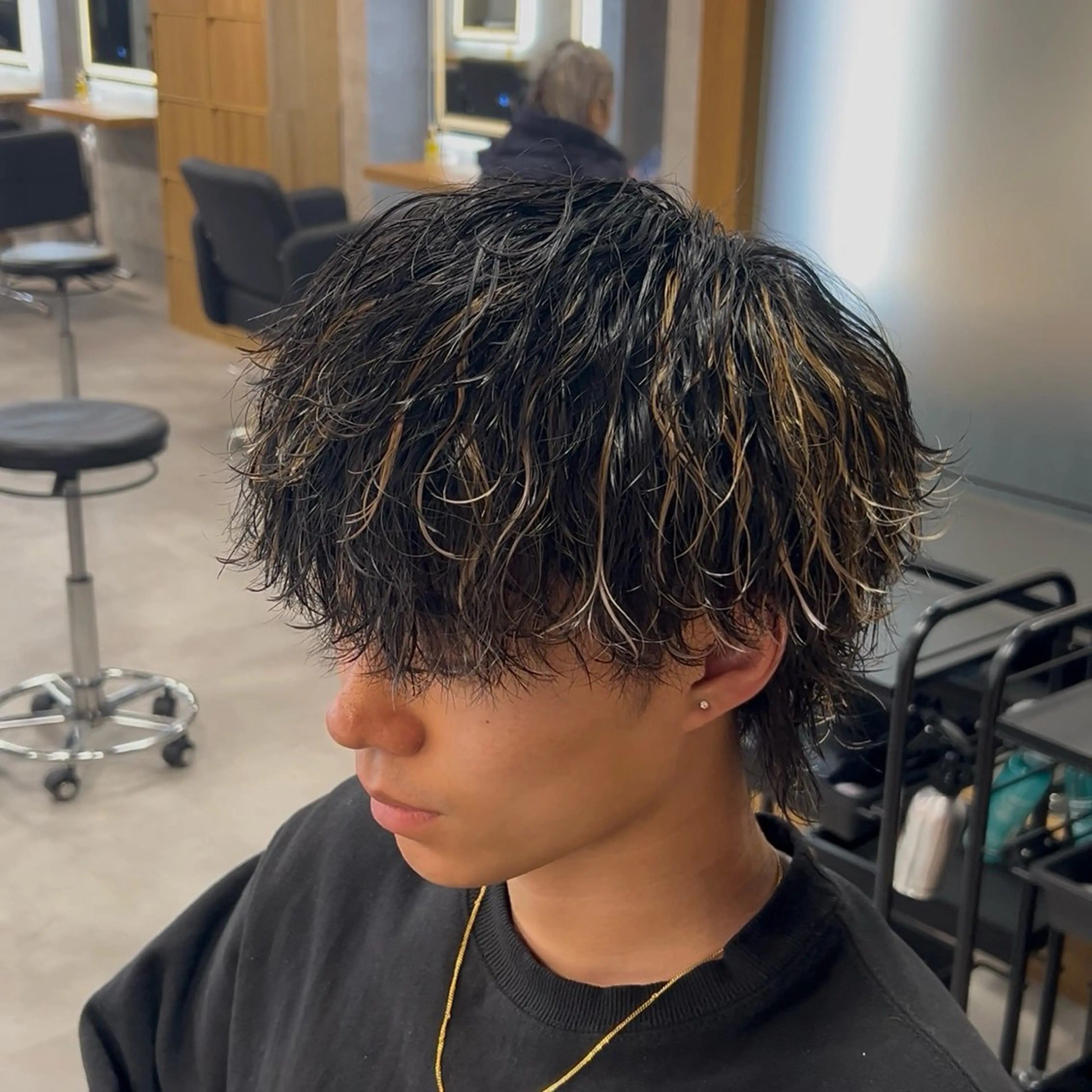 カラー パーマ メンズ カット ヘアカラー パーマ 【札幌メンズ特化】 つばさ🔥のヘアスタイル