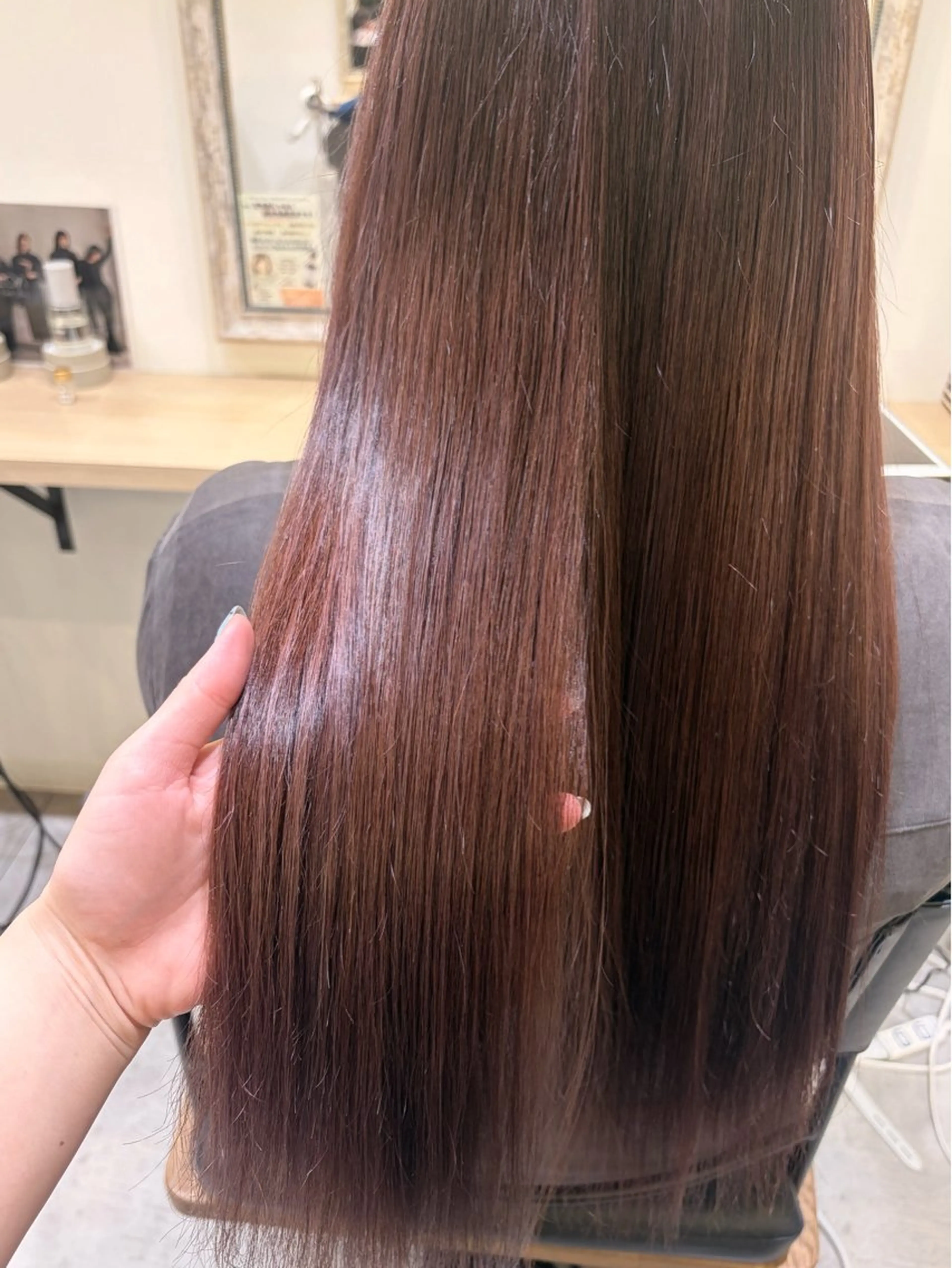 ロング カラー ヘアカラー yuu モデル募集のヘアスタイル