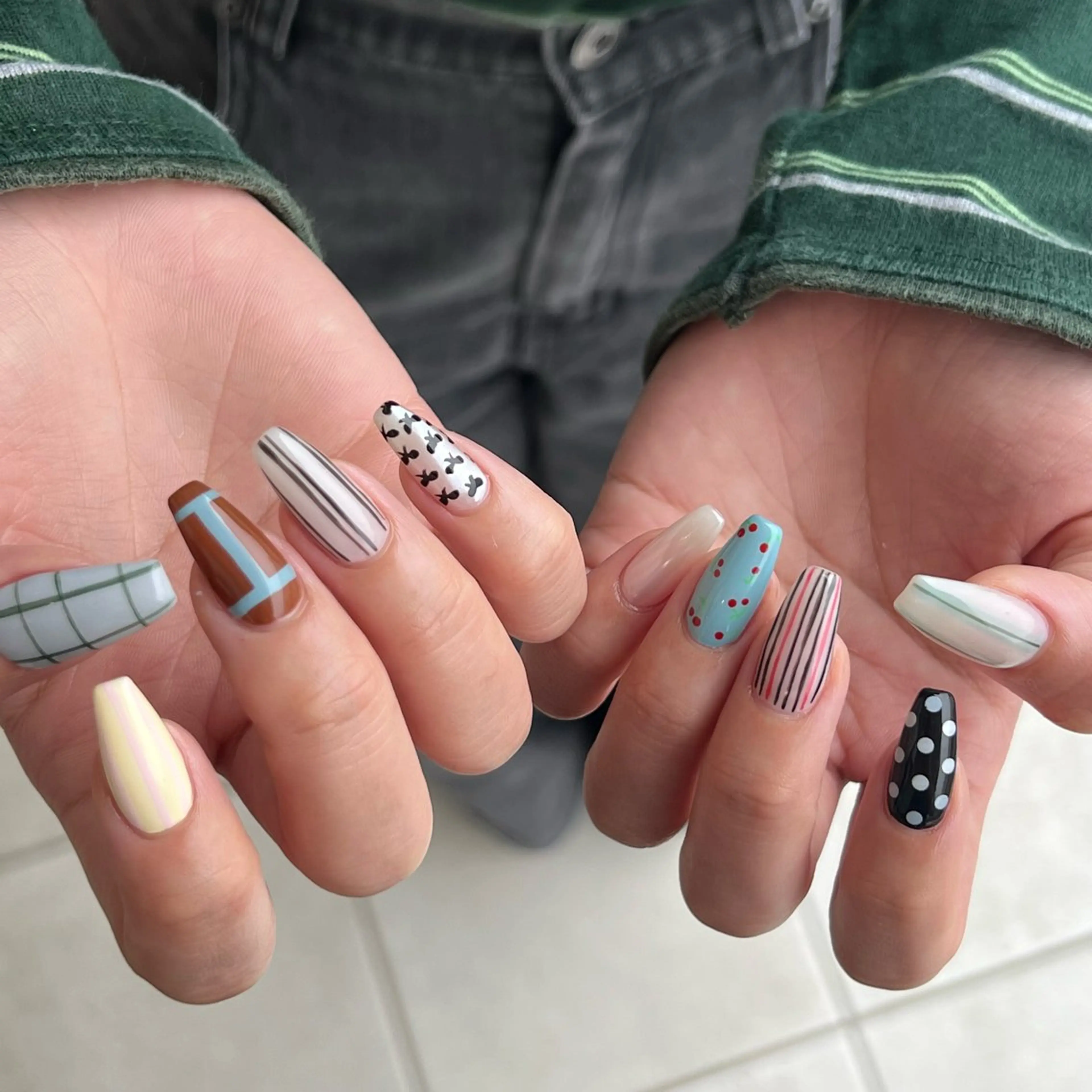 ネイル ハンドネイル Allure小山店 Nagisaのネイルデザイン