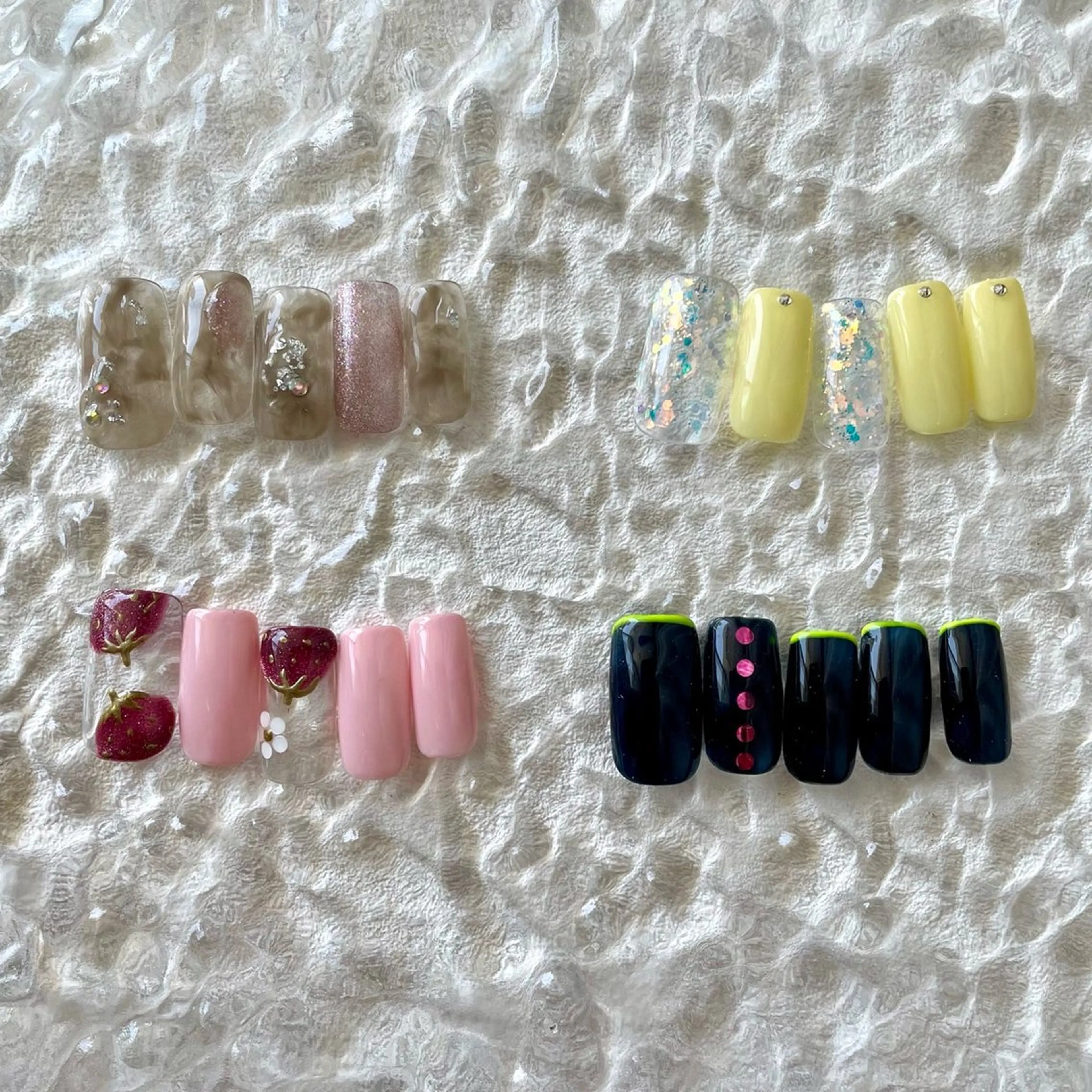 ネイル 春ネイル サブスクNAIL🎵 Mizuhoのネイルデザイン