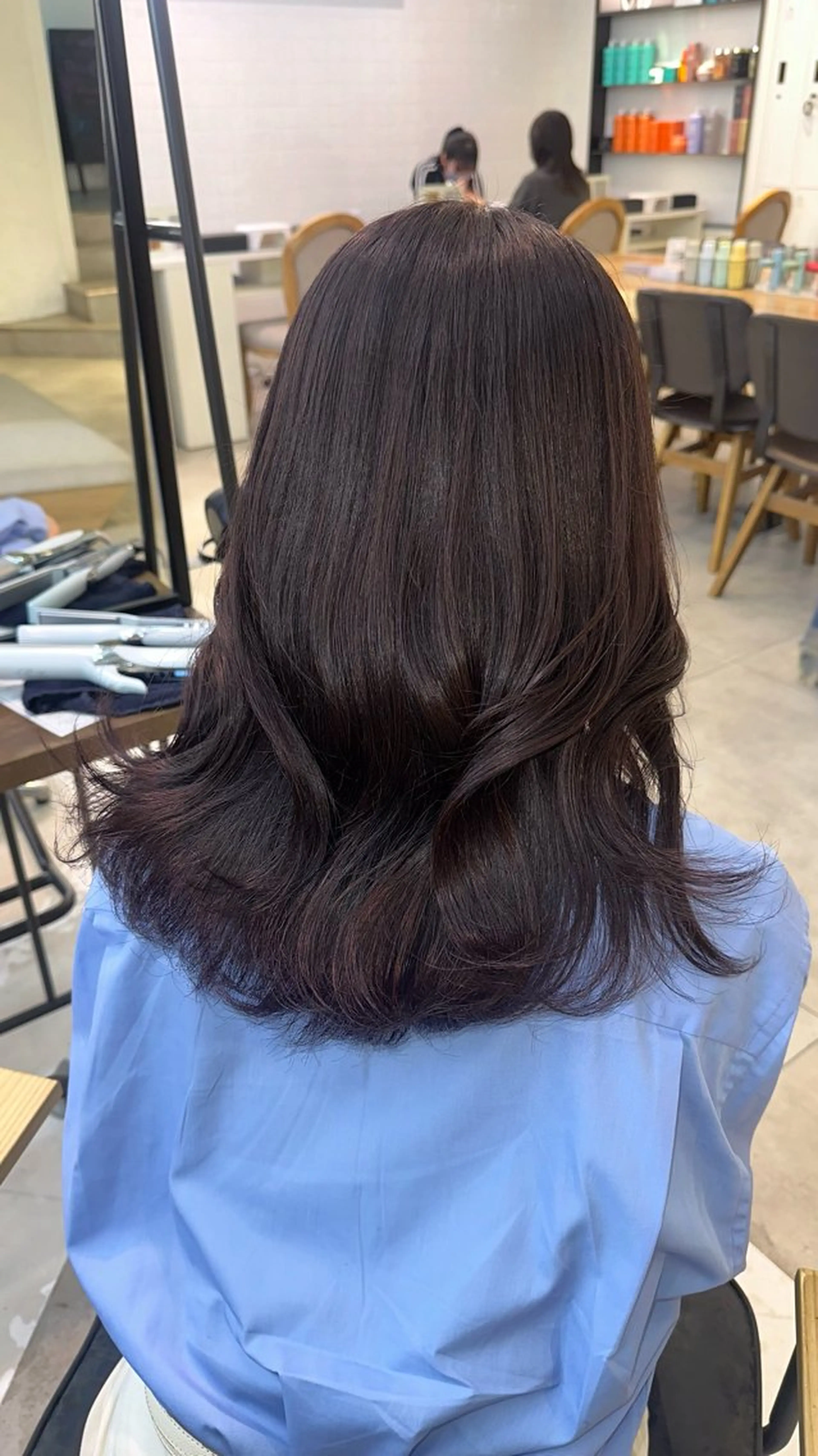 ロング カット ヘアカラー 韓国ヘアメンズ・レデ ィース特化ミクのヘアスタイル