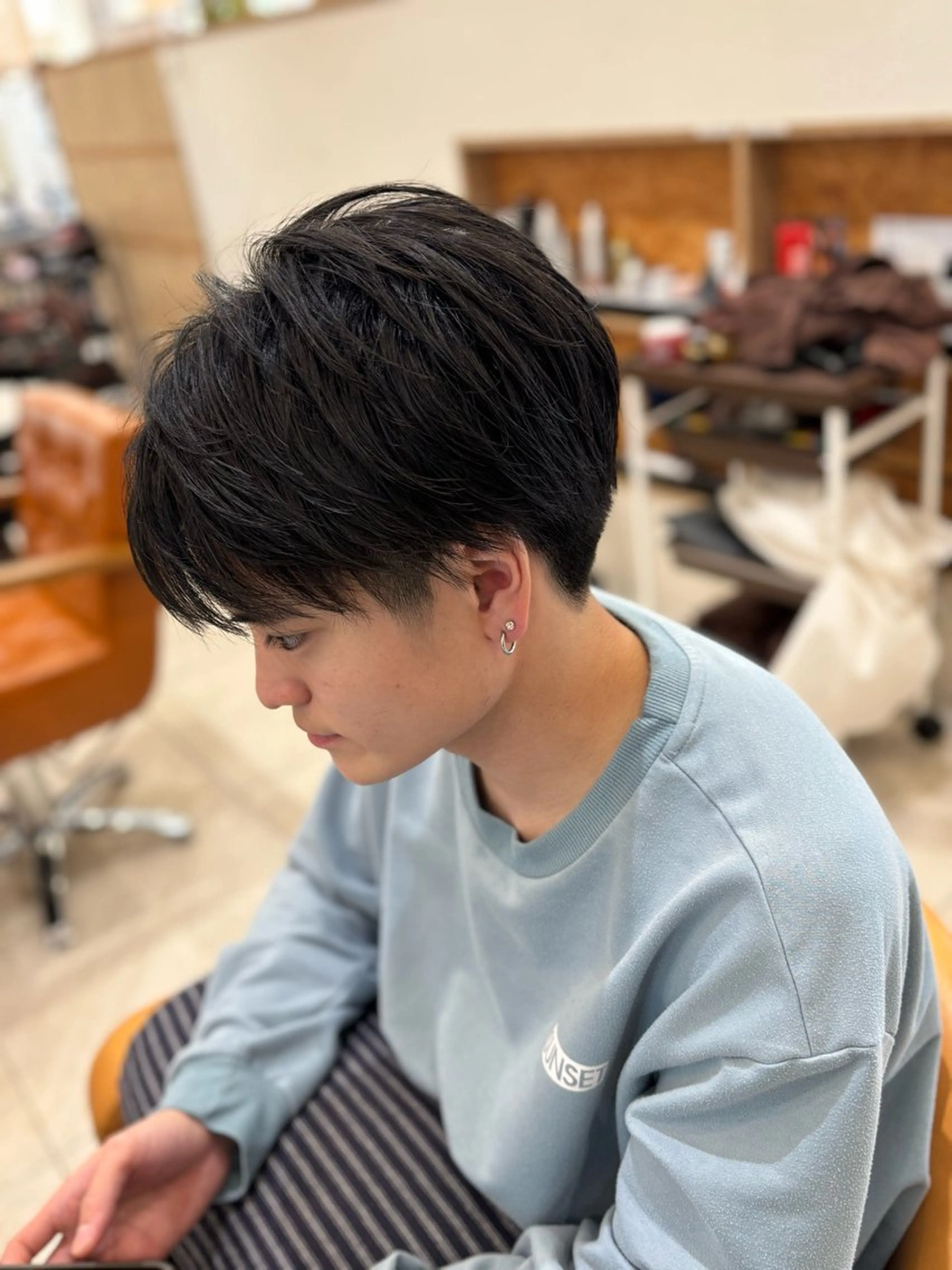 メンズ カット 安田 美由紀のヘアスタイル