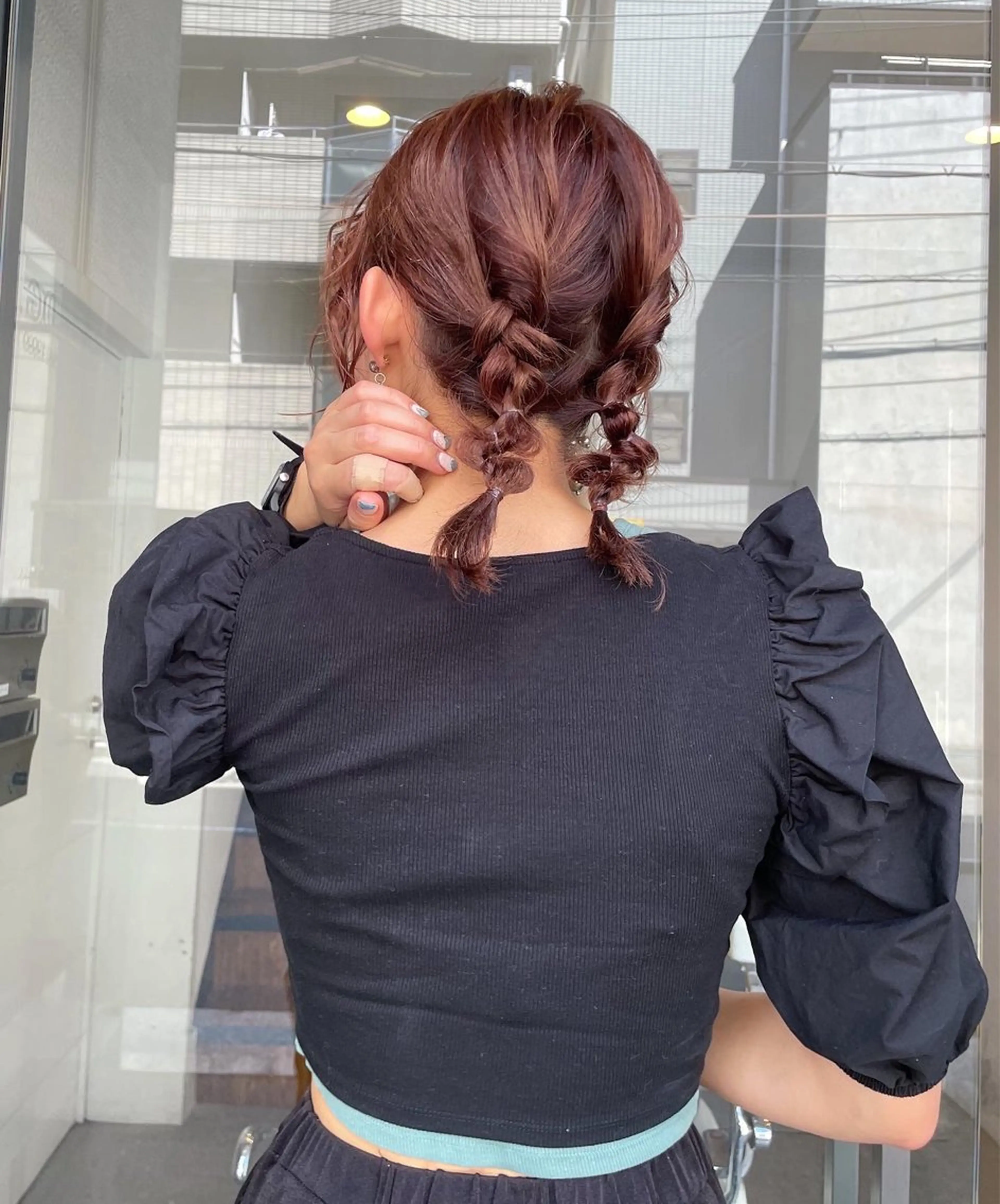 ミディアム 竹中 彩音のヘアスタイル