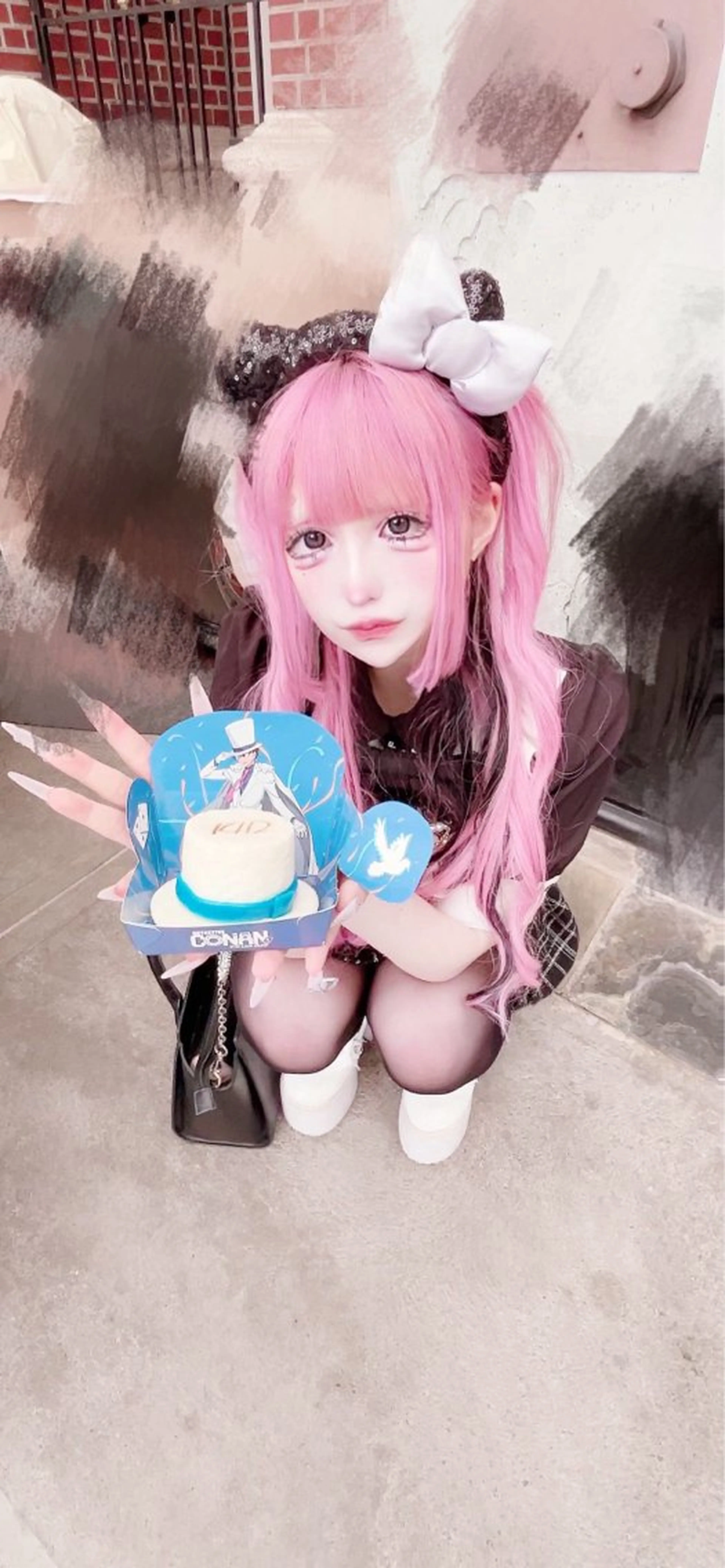 ロング カット エクステ ハイトーンエクステ 🎩カズキ🎩のヘアスタイル