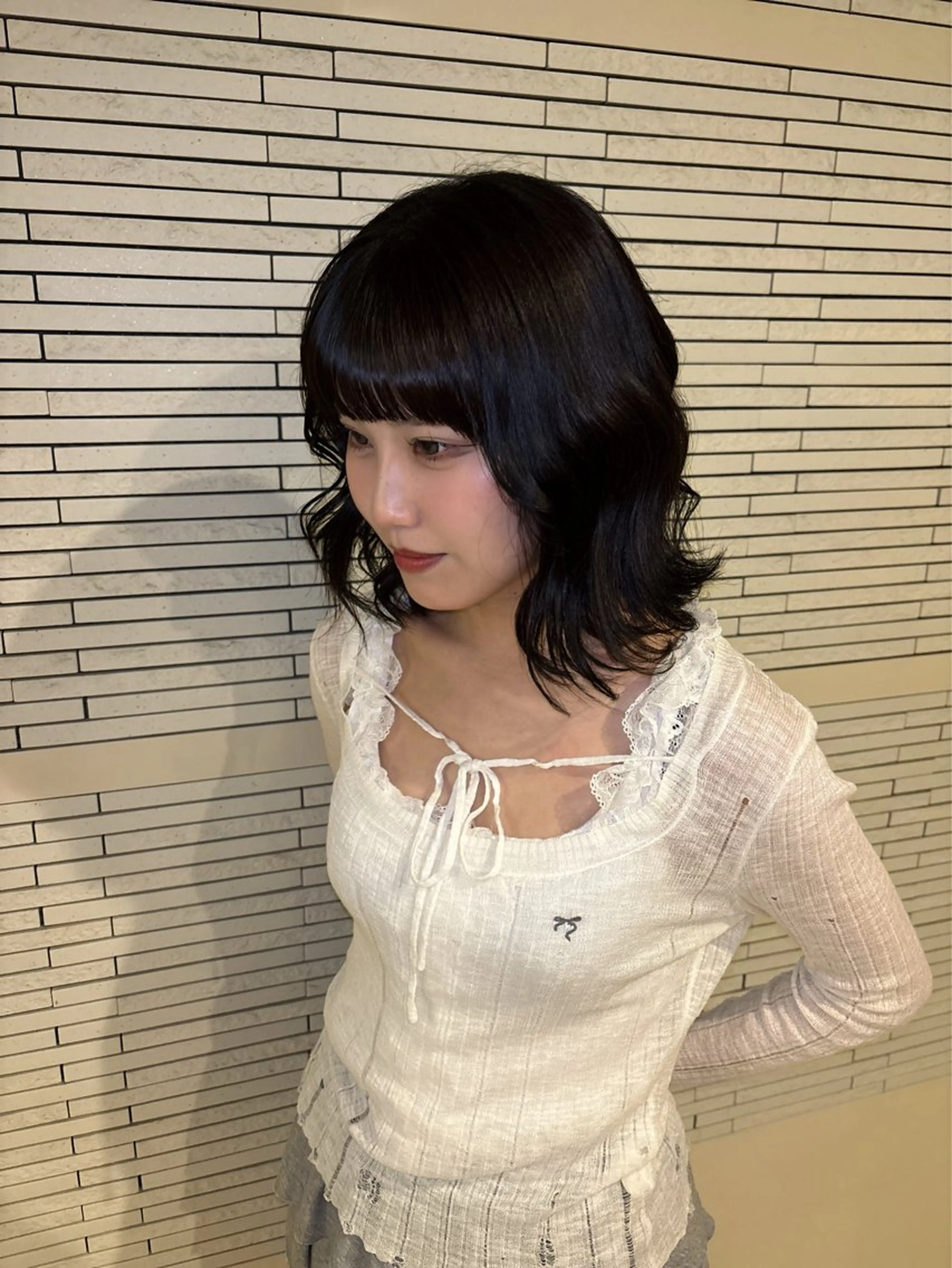ミディアム カラー ヘアカラー トリートメント Karin trスタイリスト🥀のヘアスタイル