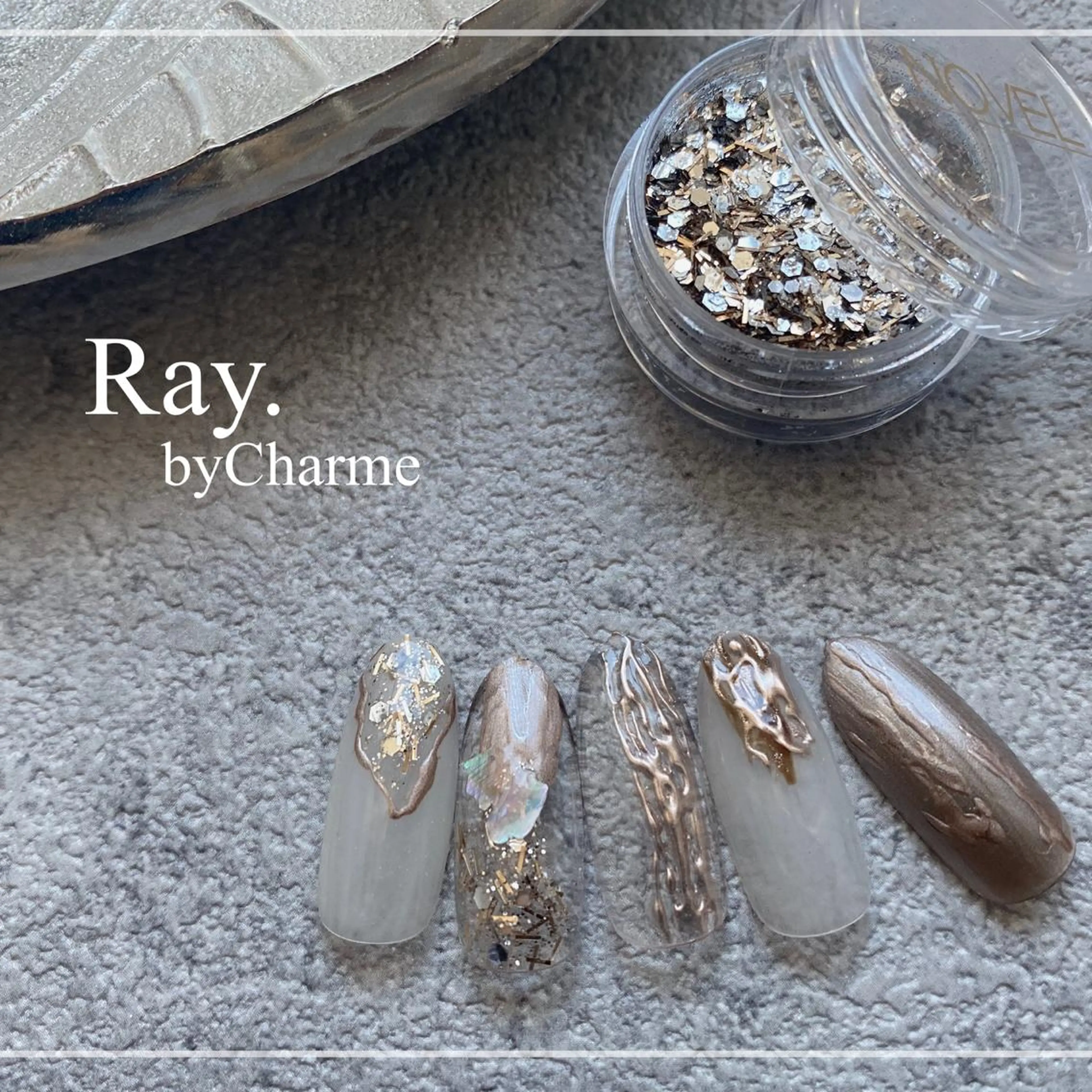ネイル Ray. /綺麗目ニュアンスのネイルデザイン