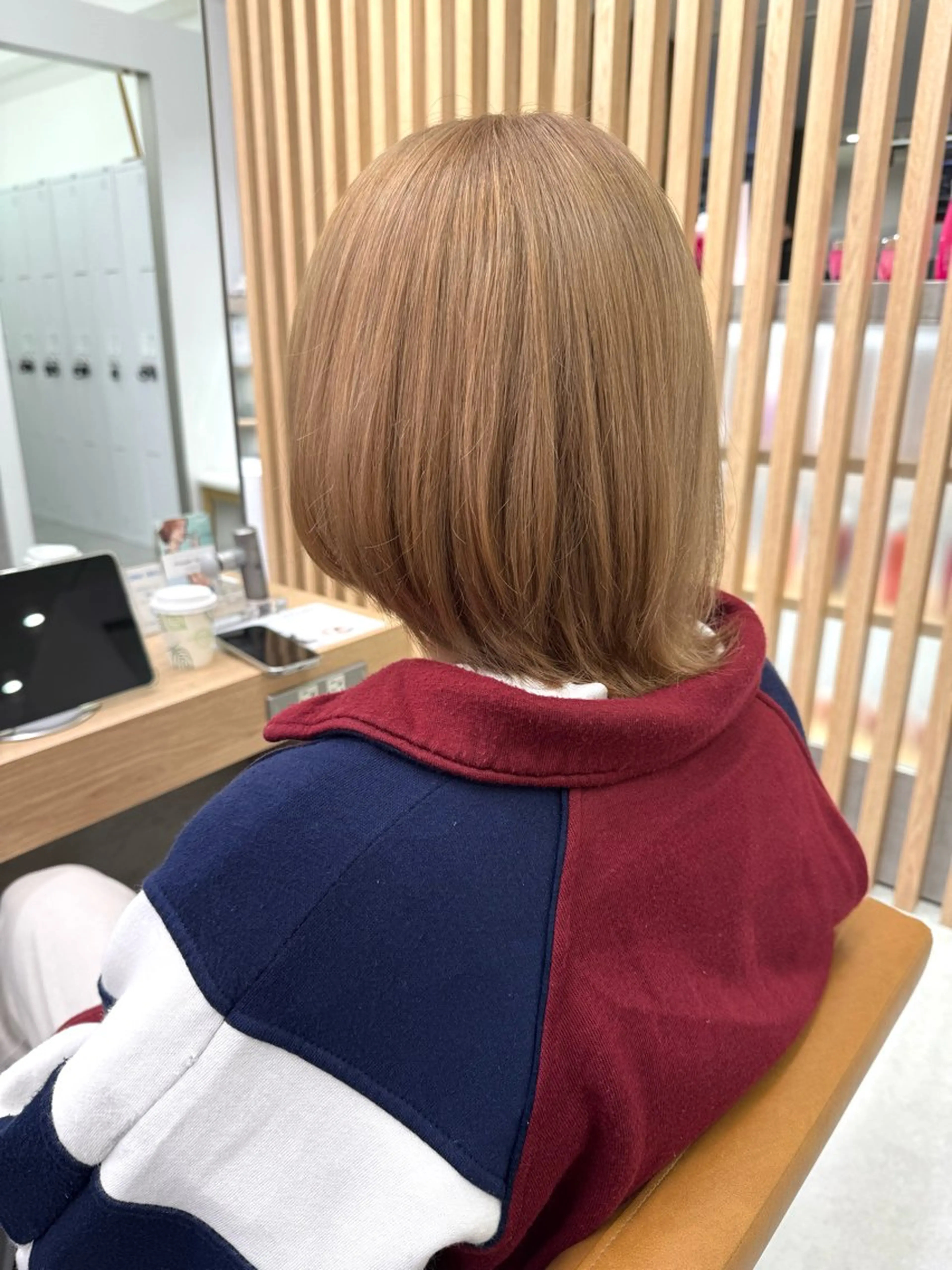 ミディアム カラー メンズ ブロンド カット ヘアカラー けー すけのヘアスタイル