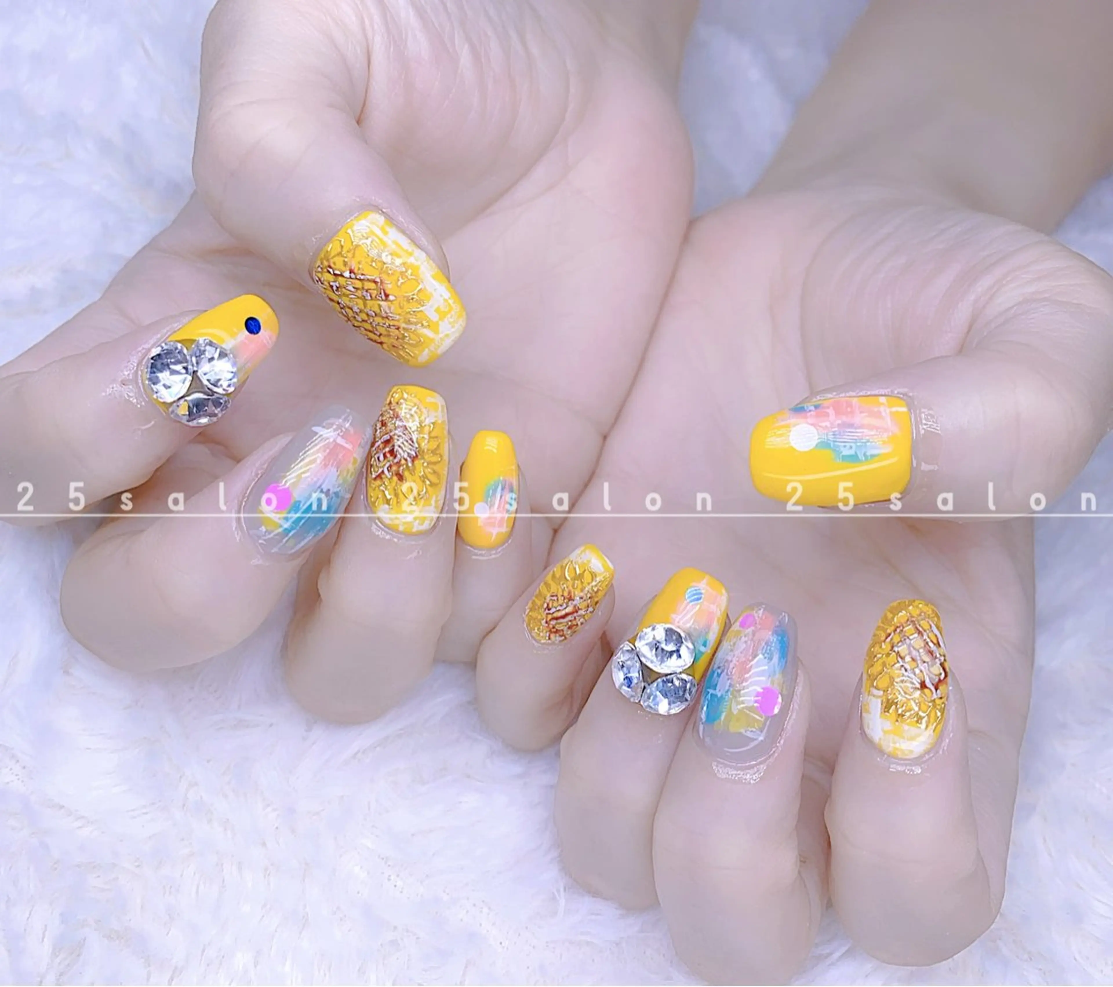 ネイル ジェルネイル 韓国ネイル ニュアンスネイル パラジェル ワンホンネイル 2 5のマツエク・マツパデザイン
