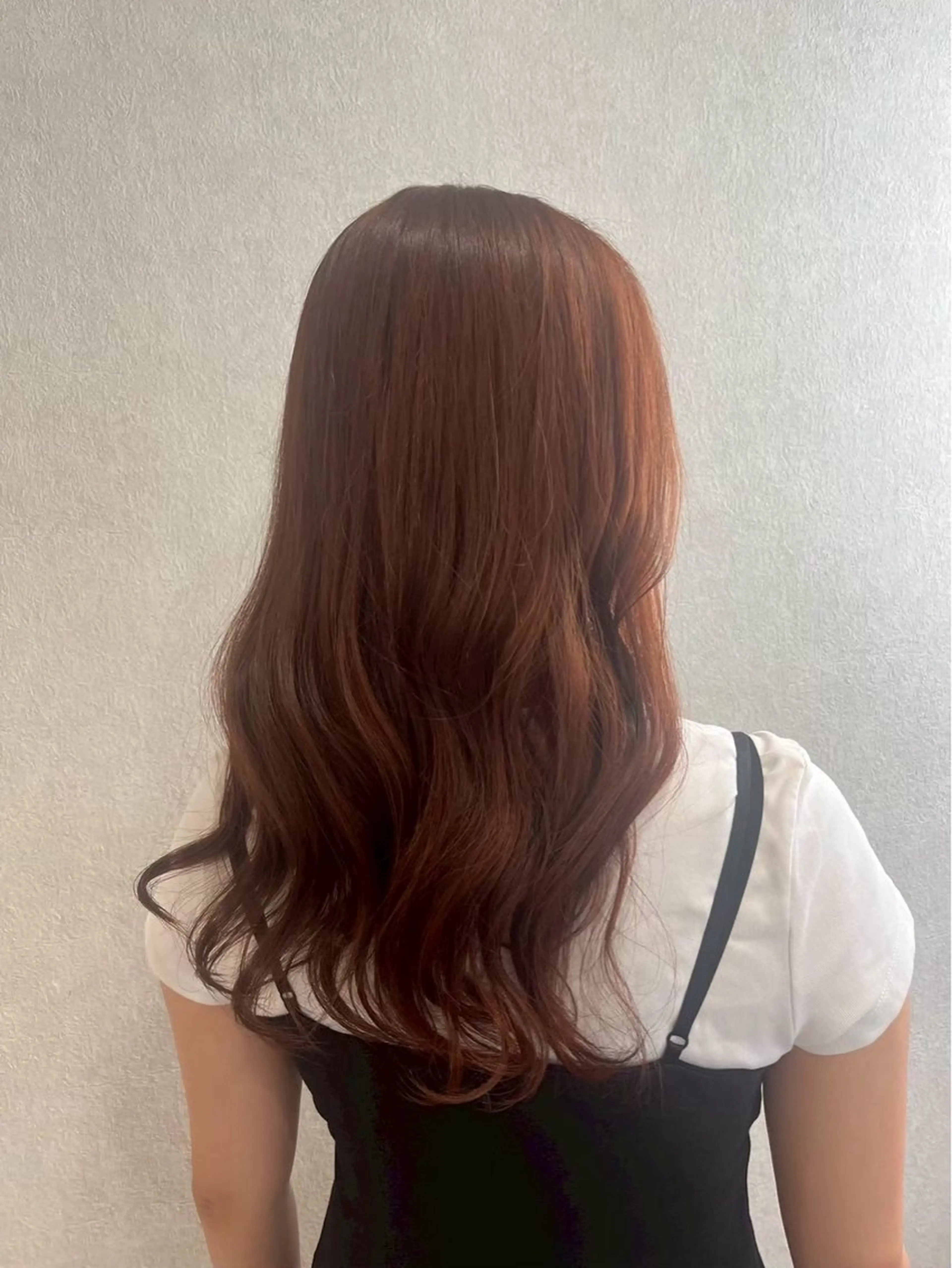 ロング ヘアカラー 木場 麗咲のヘアスタイル