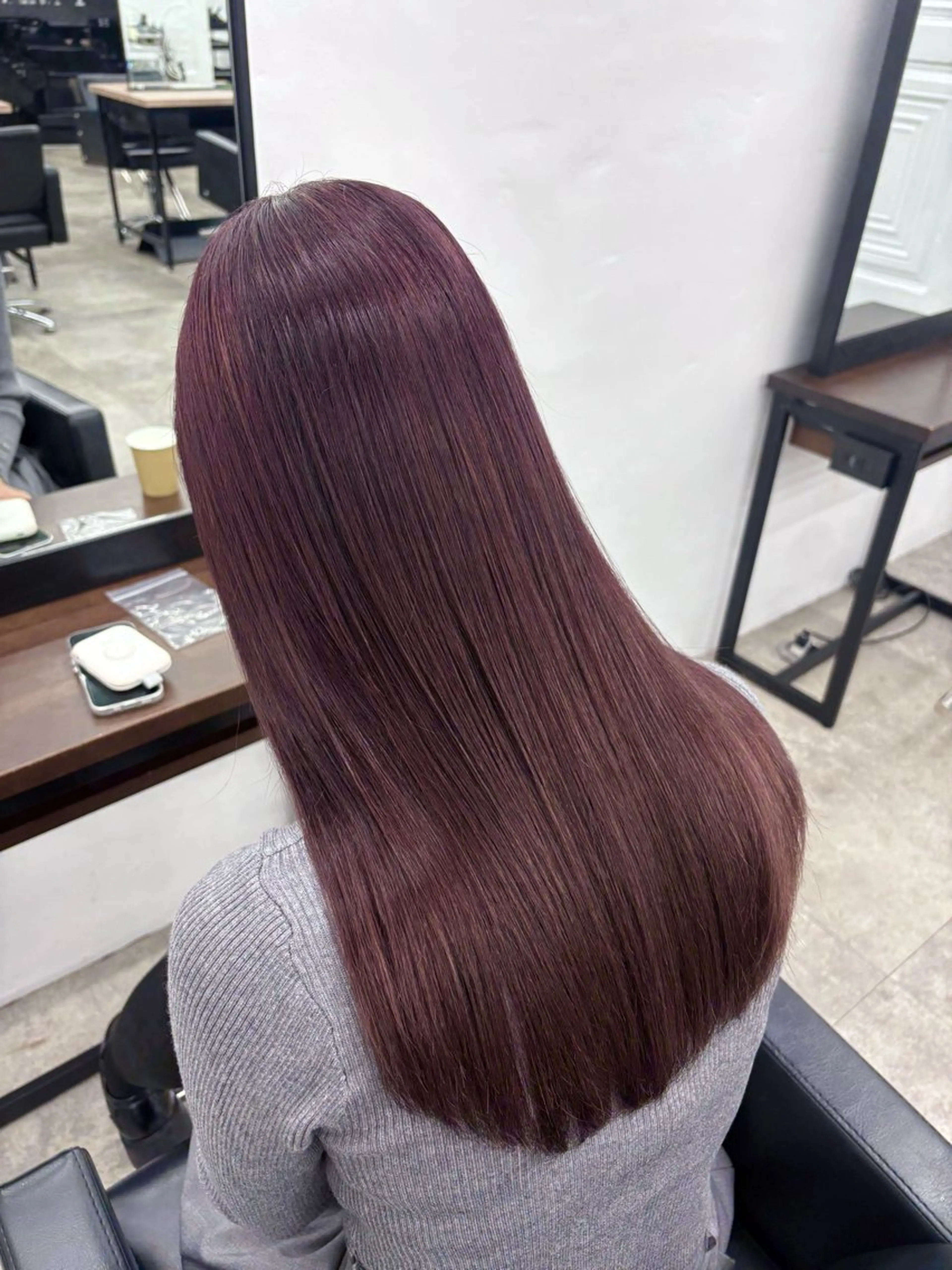 ロング カラー ヘアカラー 🫧透明感カラー/ 寒色カラー/Risaのヘアスタイル