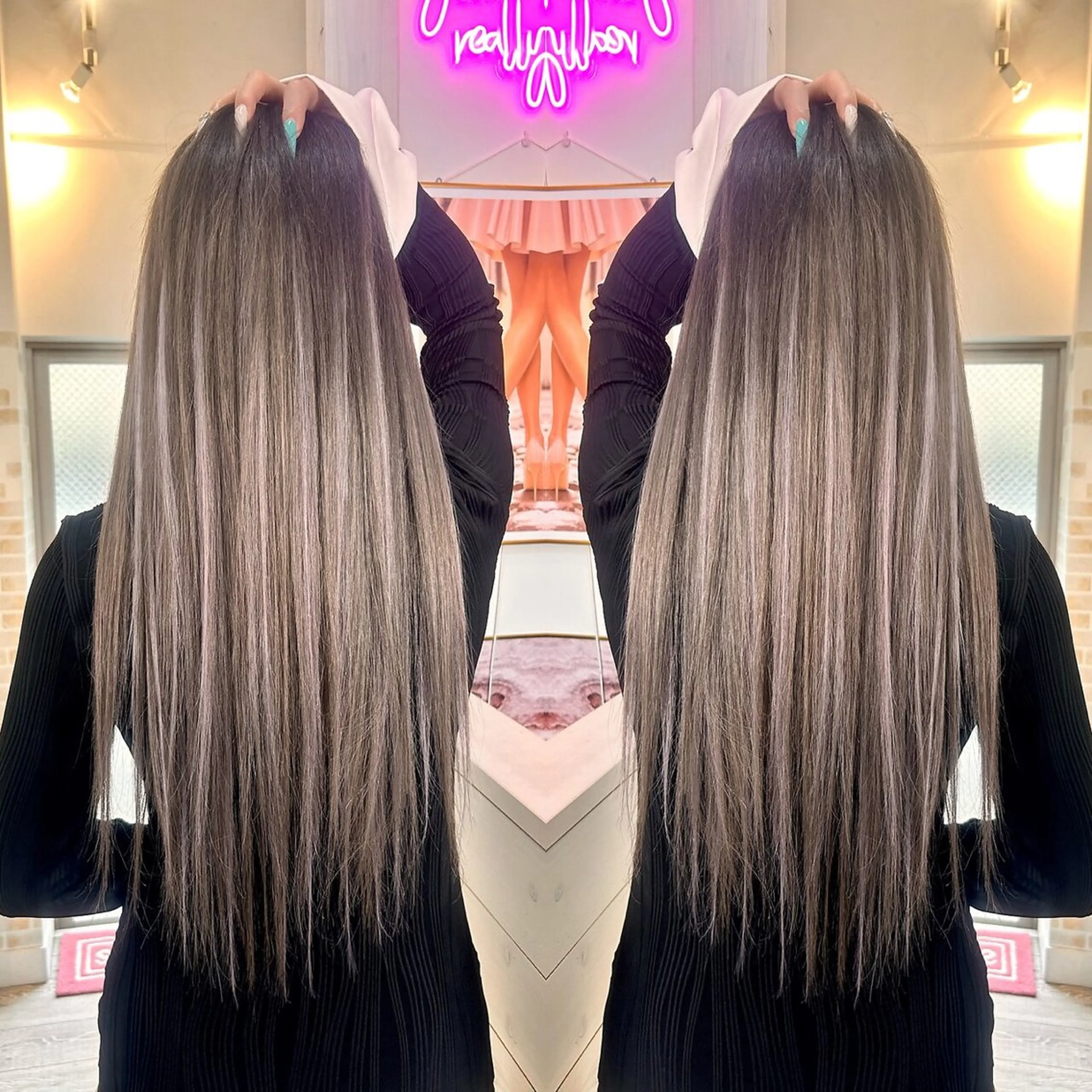 ロング Shelltie Fiel(シェルティフィエル)錦糸町所属・シールエクステ 🦋‪錦糸町YUKAのヘアスタイル