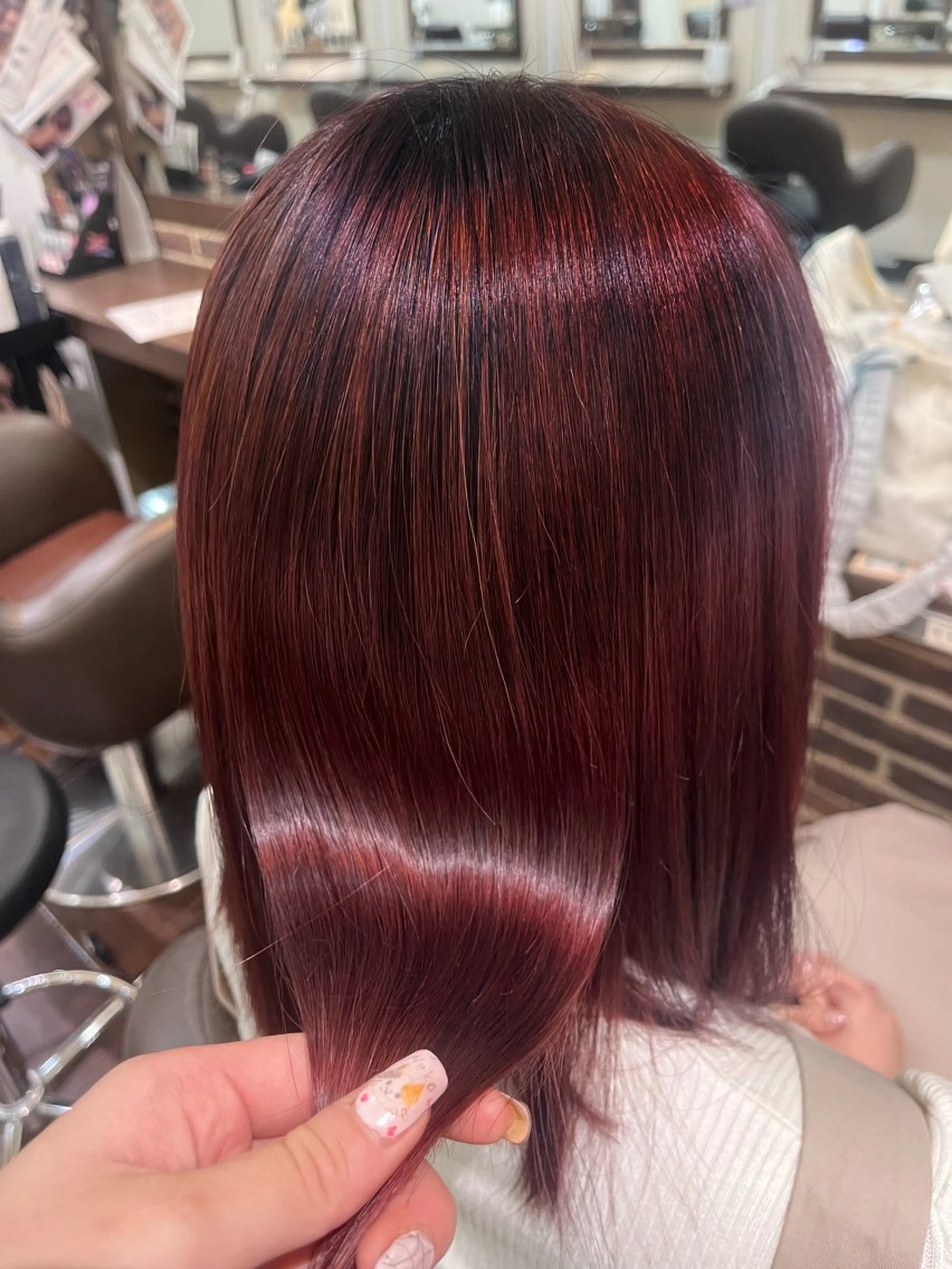 ロング カラー ブリーチ ケアブリーチ ダブルカラー イヤリングカラー グラデーションカラー 韓国レイヤー🇰🇷 🤍🎀honokaのヘアスタイル