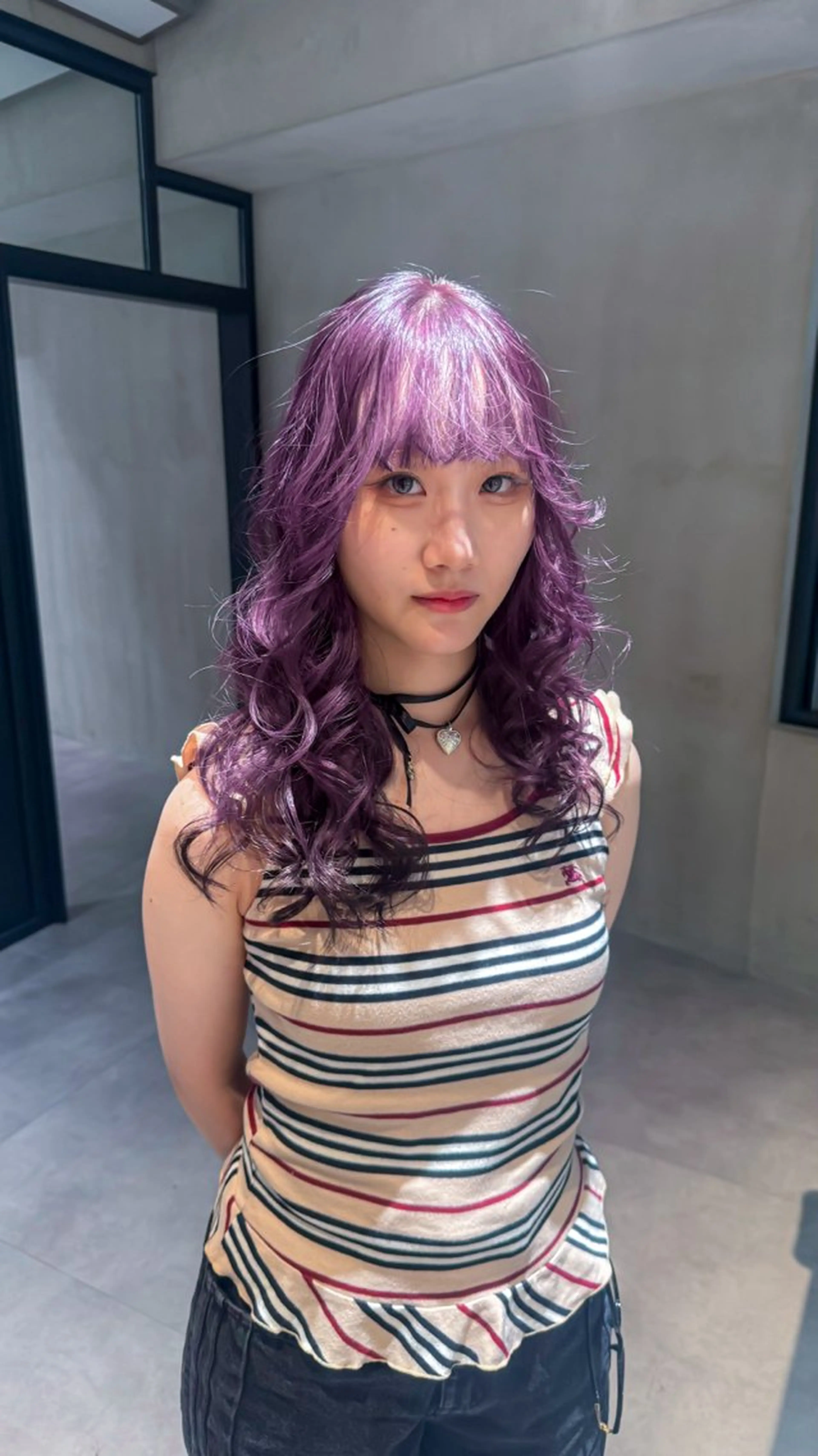 カラー 小田 晃瑛のヘアスタイル