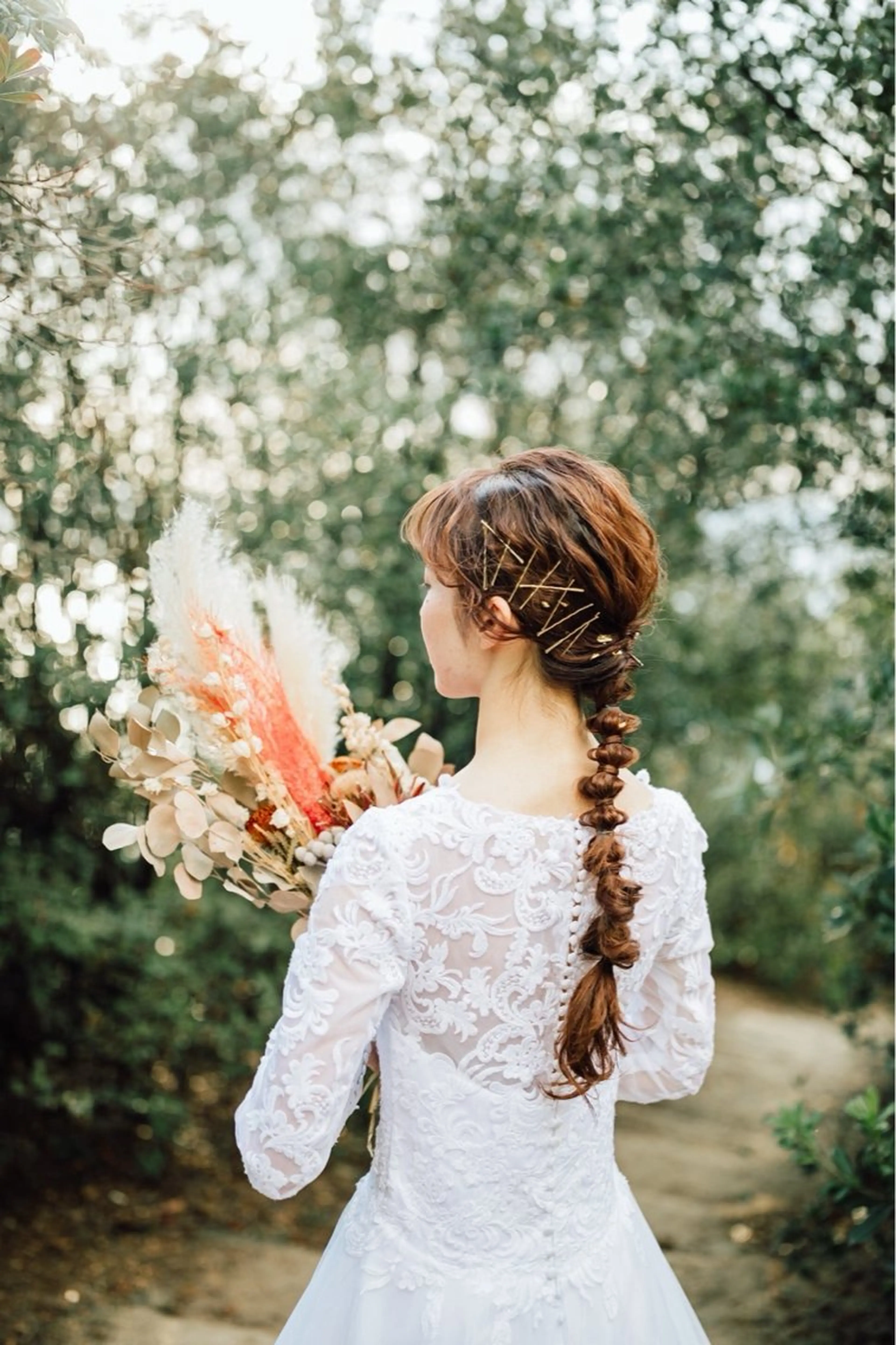 ヘアアレンジ 結婚式・ブライダル 【岡山/pilina 】白井美緒のヘアスタイル