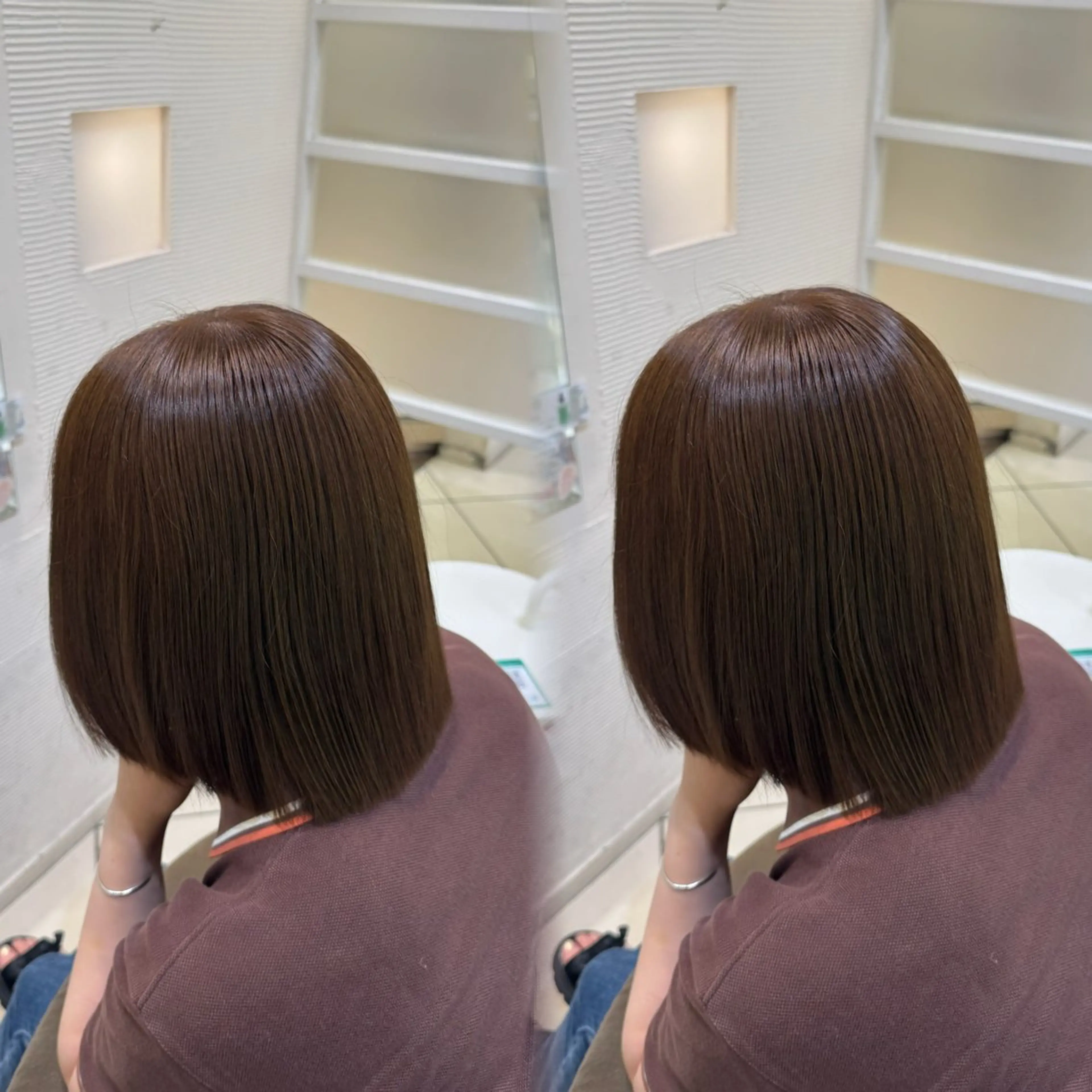 カラー 透明感カラー オリーブカラー 艶髪/カラー/ 銀座/RINA🎀のヘアスタイル