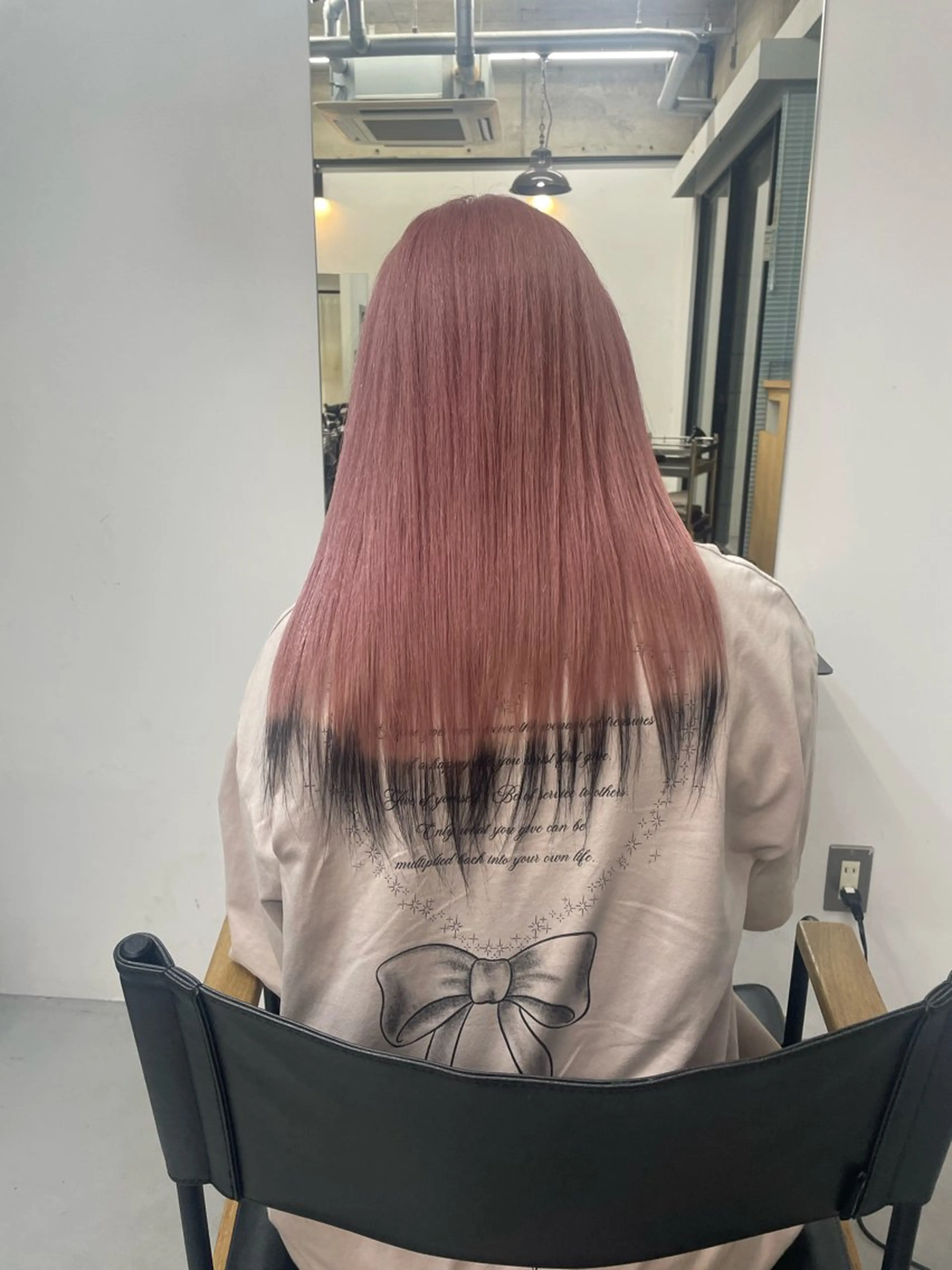 セミロング カラー ヘアカラー カットモデル/ ハイトーン/ゆうあのヘアスタイル