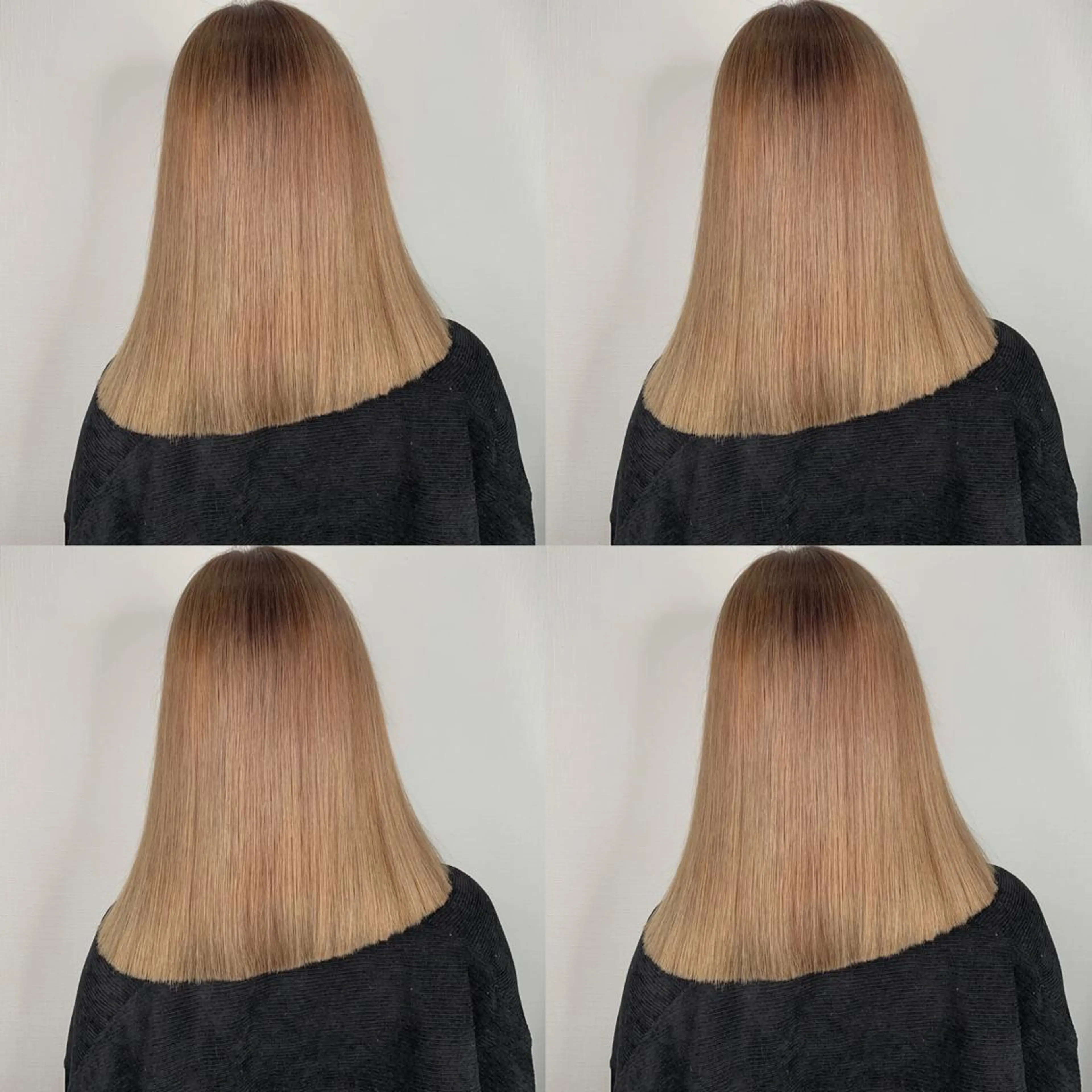 セミロング ヘアカラー 袴田 伊代のヘアスタイル