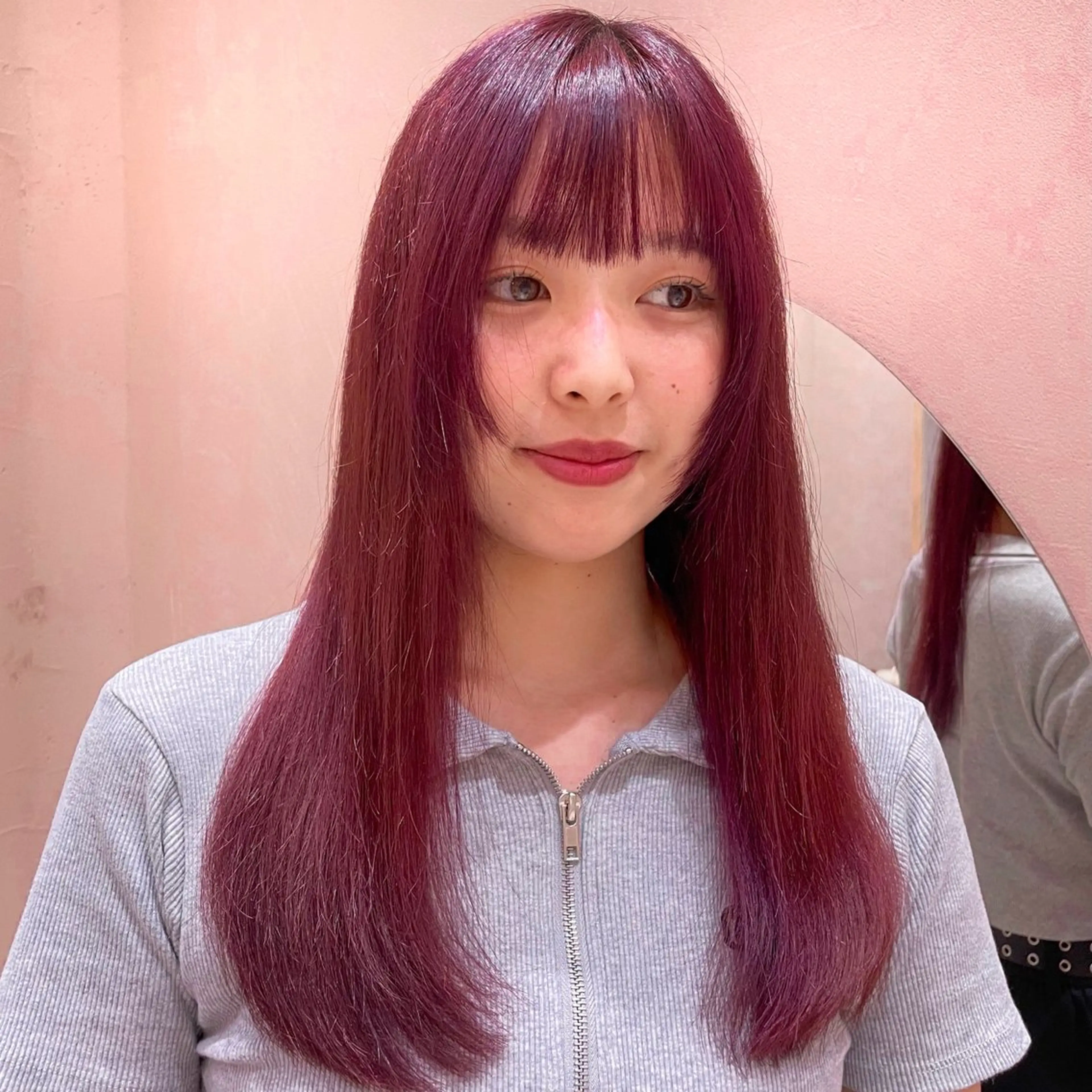 ロング カラー レイヤー/柔らか 透明感カラー/ゆきなのヘアスタイル