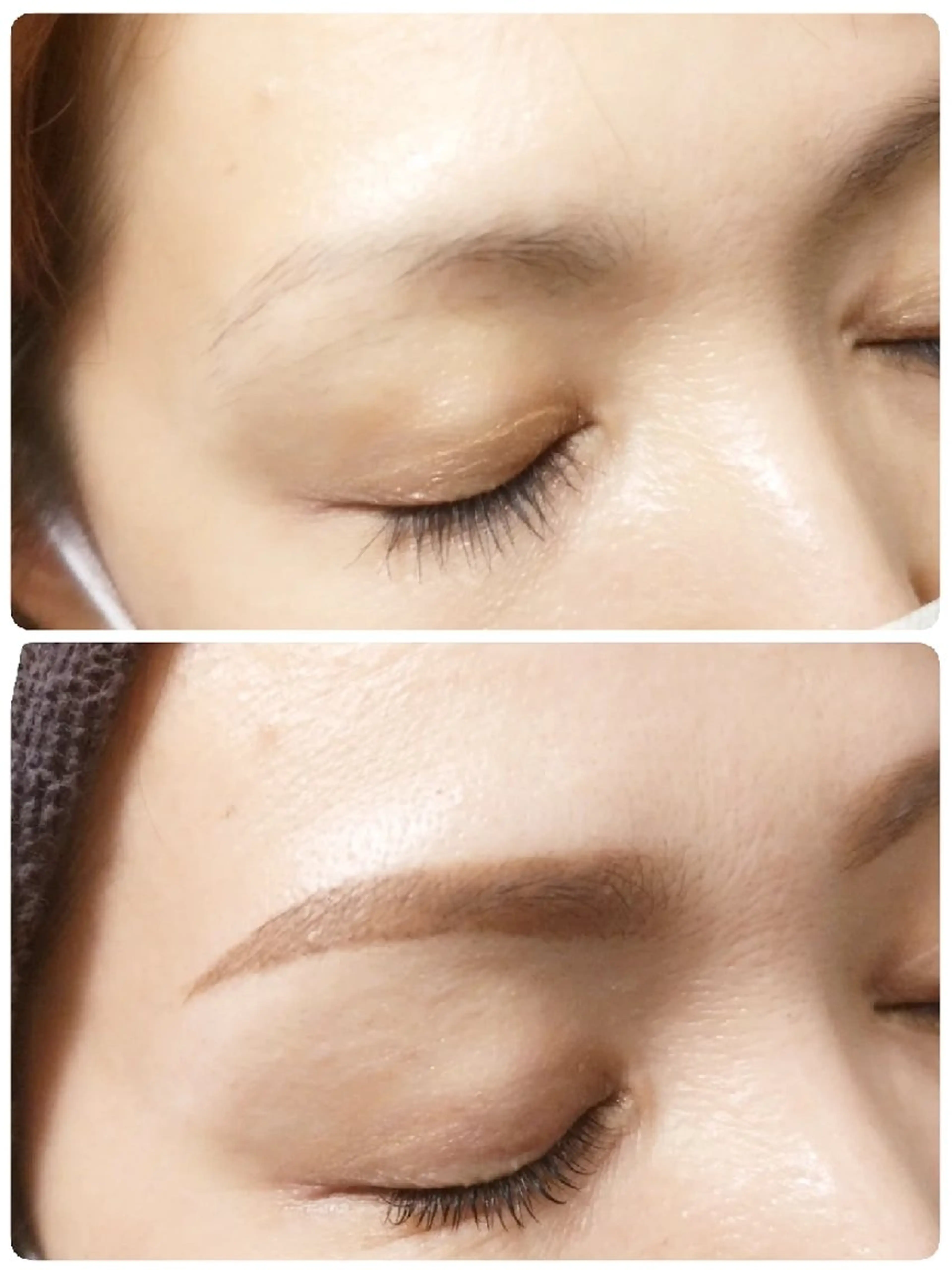 アイブロウ 眉毛ワックス脱毛 ワックス脱毛 松下 奈津子のマツエク・マツパデザイン