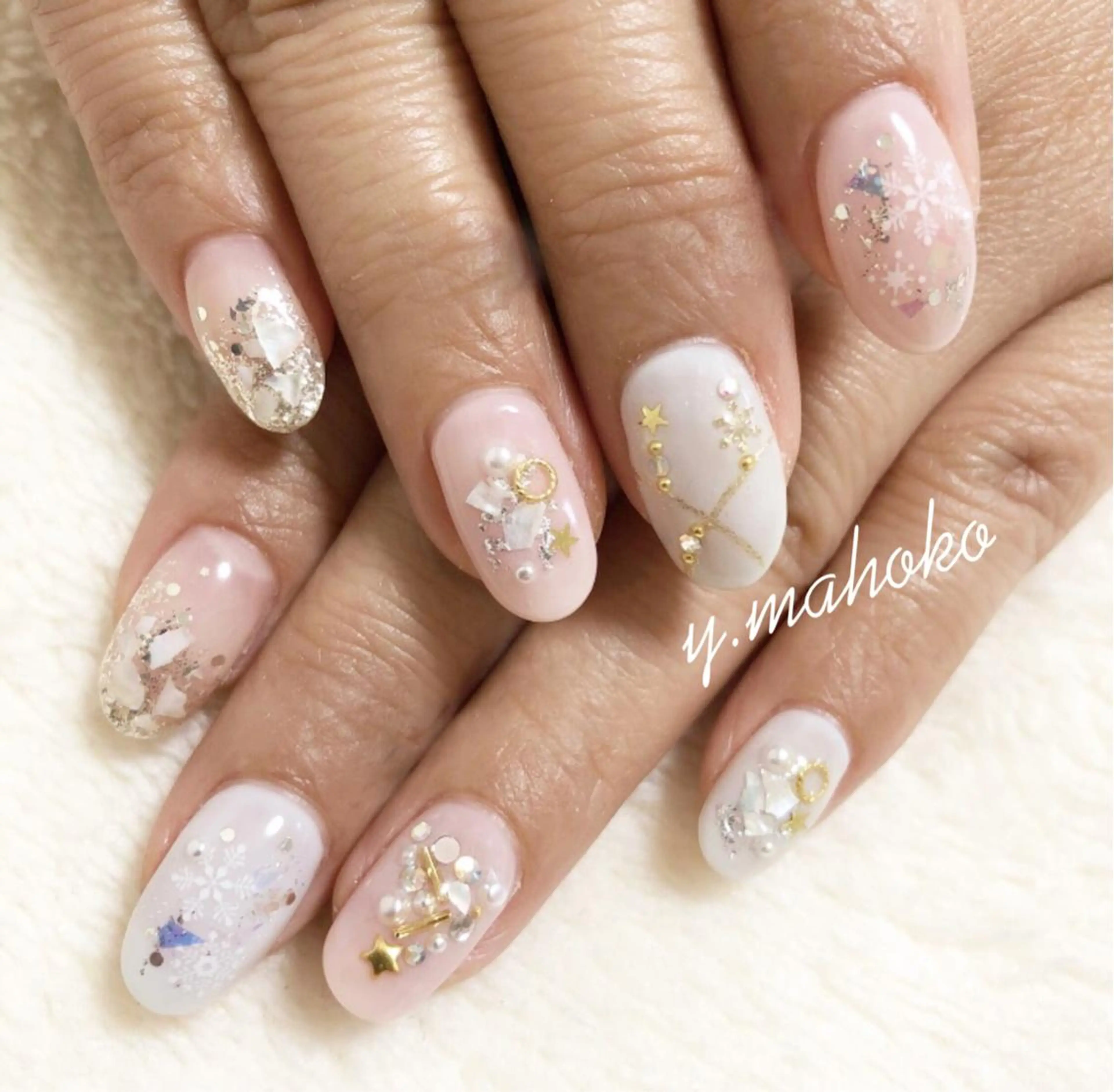 ネイル She nail studio 原宿所属・パラジェル有/ スカルプ/mahoのネイルデザイン