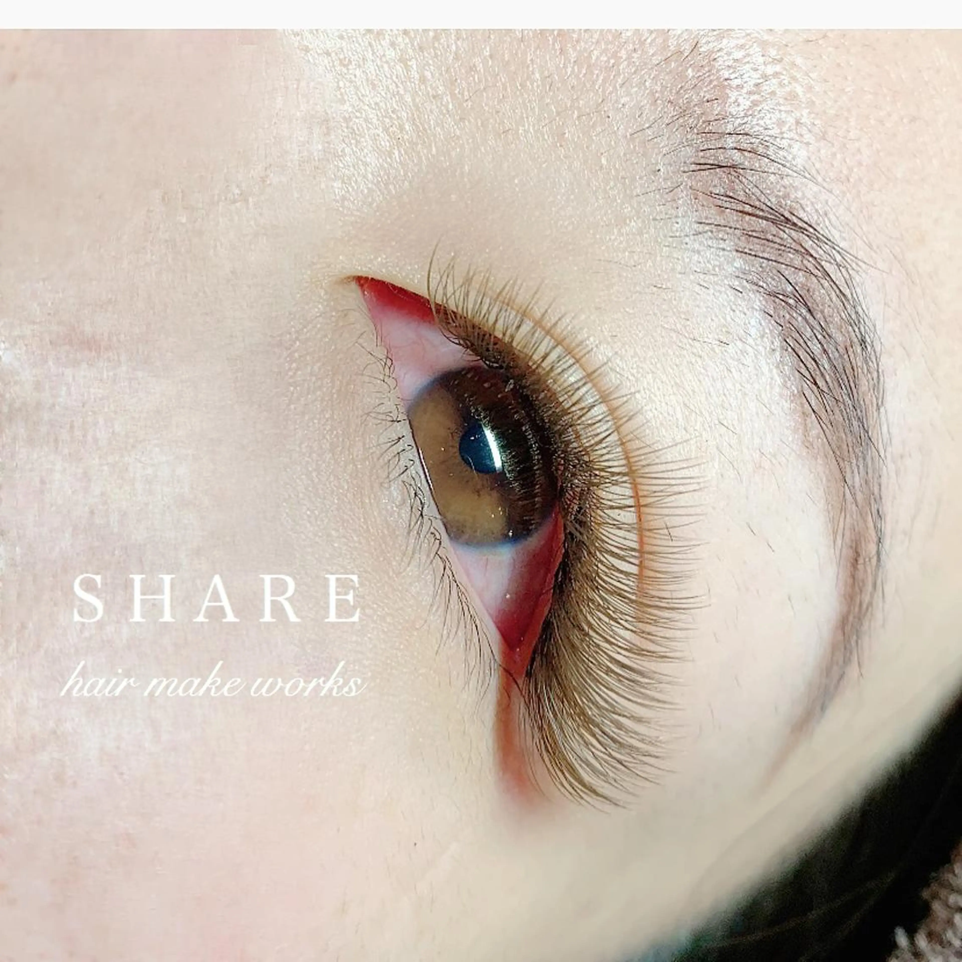 マツエク・マツパ カラーマツエク ボリュームラッシュ ＳＨＡＲＥ所属・正箱 真紗美の眉毛・アイブロウイメージ