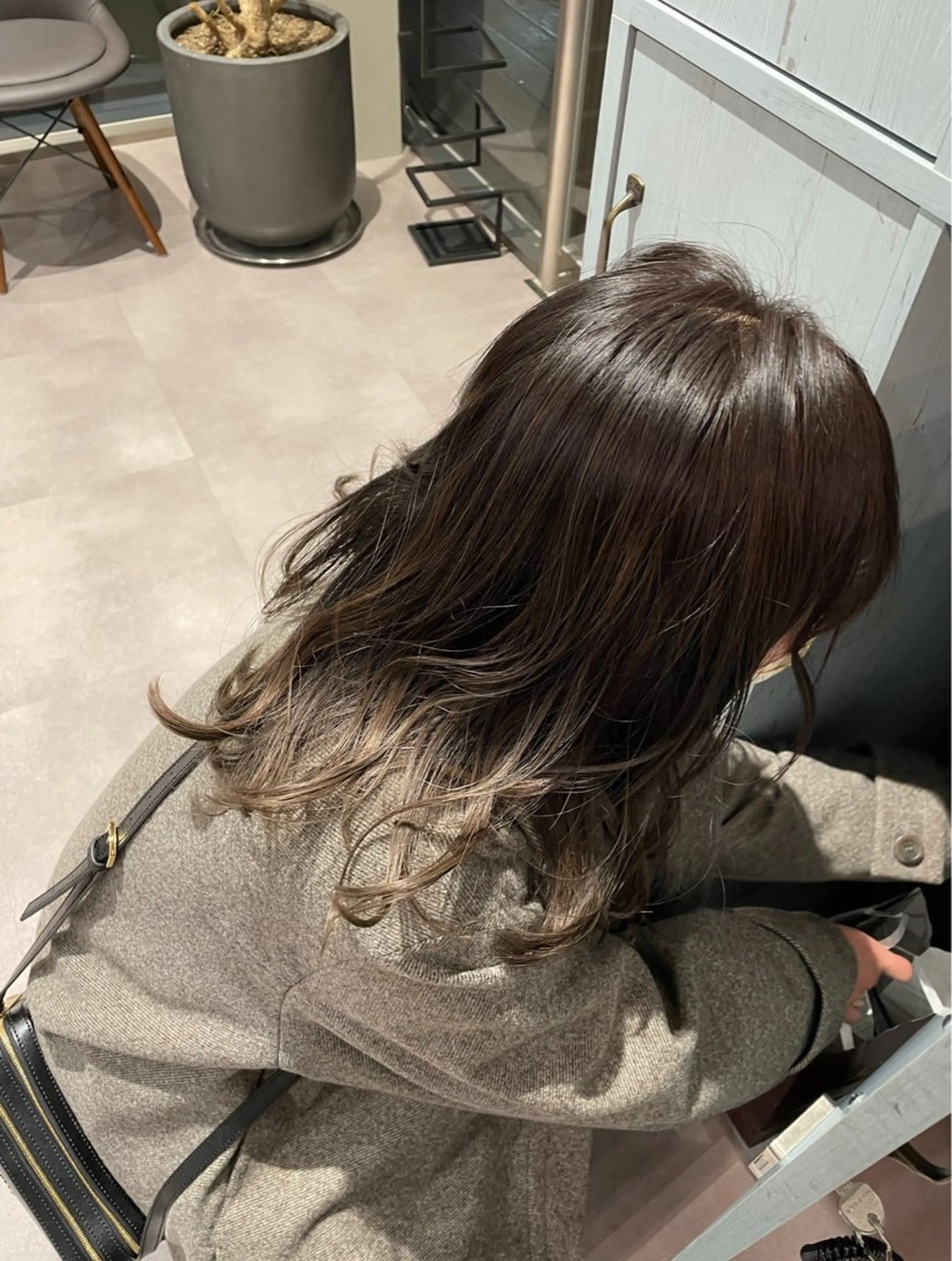 セミロング カラー デザインカラー ヘアカラー 韓国風/オシャレ /縮毛矯正/滝口琴未のヘアスタイル