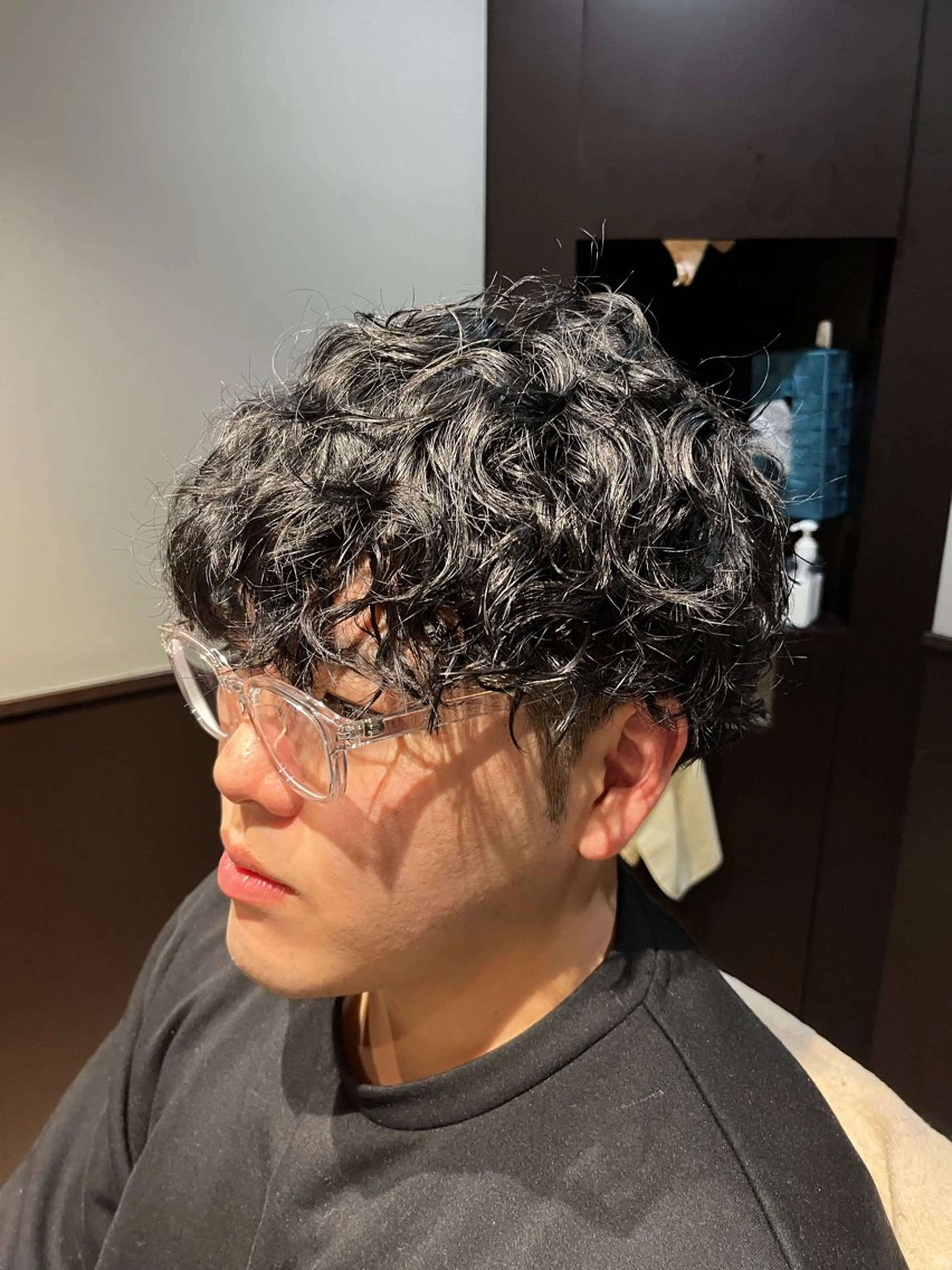 ミディアム パーマ clan鷺沼🌿 かやしたのヘアスタイル