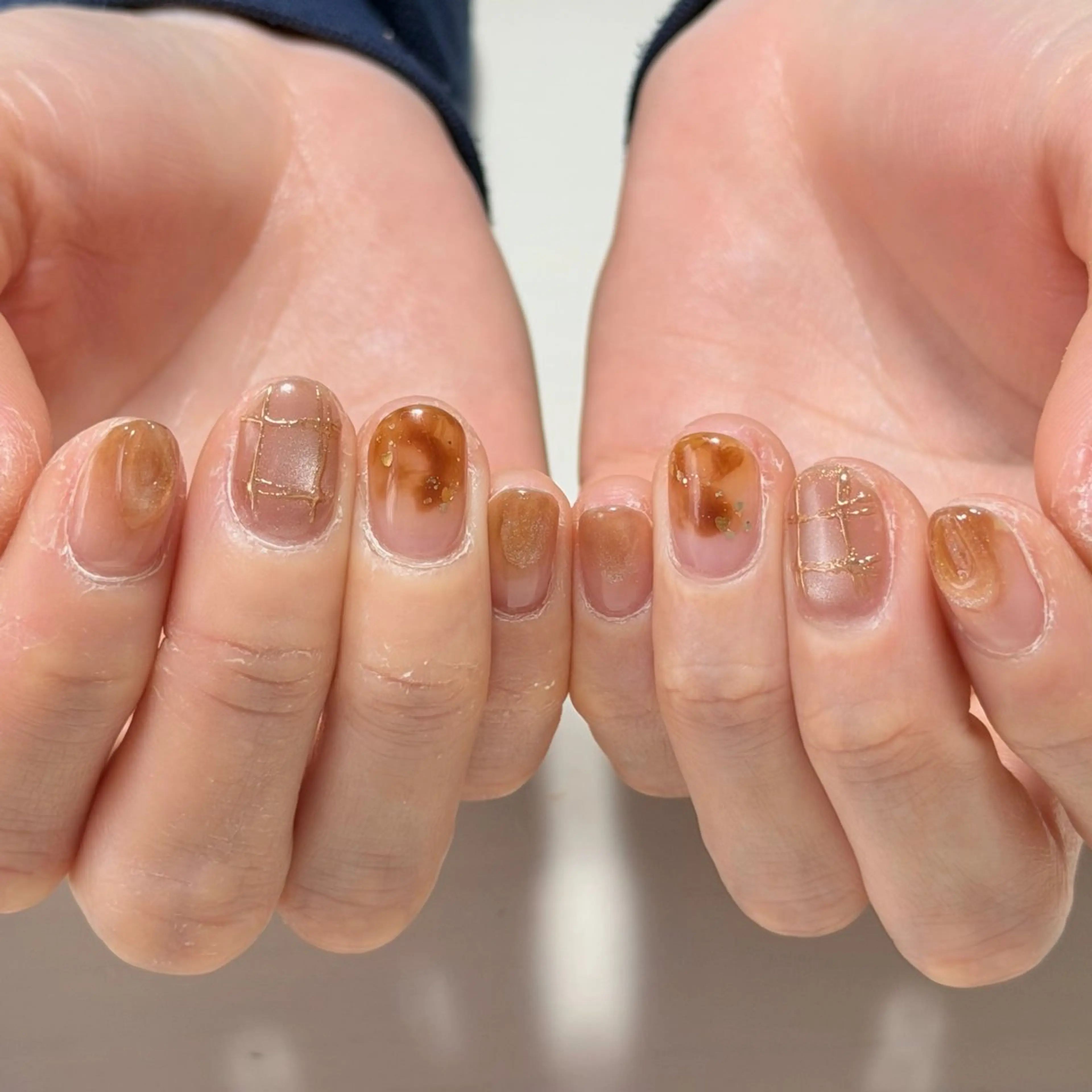 ネイル ニュアンスネイル ハンドネイル soleil所属・舞鶴 奈々美のネイルデザイン