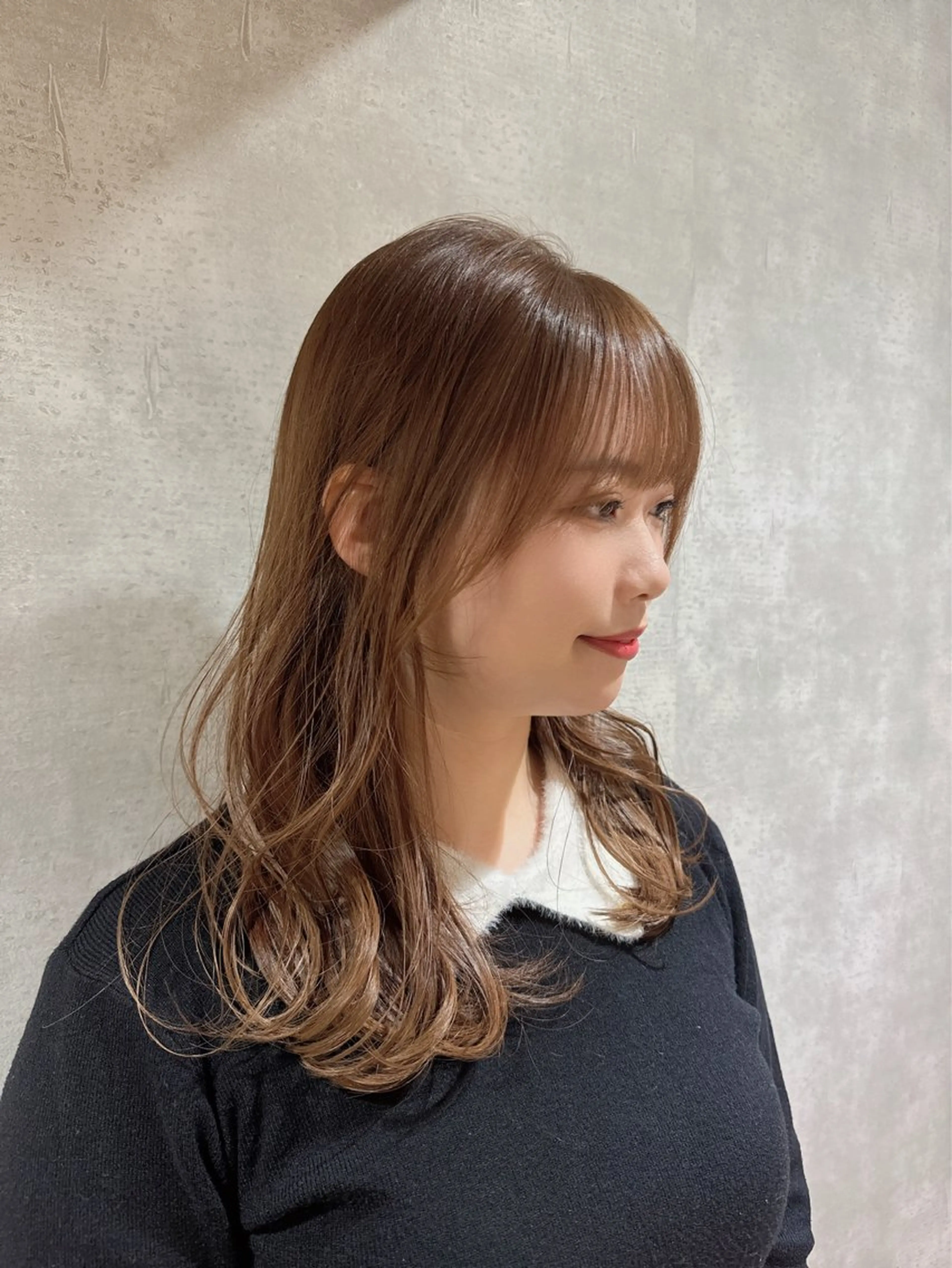 セミロング カラー トレンド透明感カラー ☘️大貫 昂涼🐹のヘアスタイル